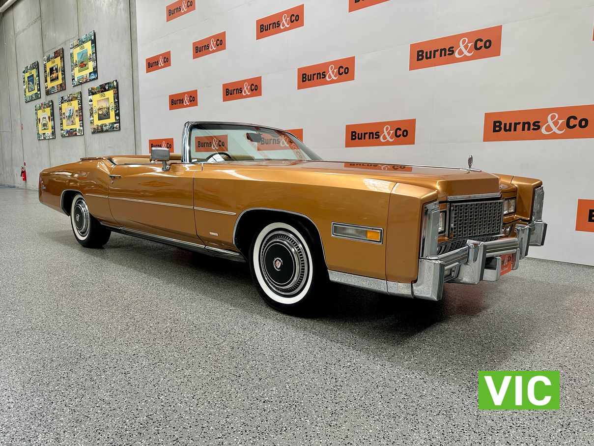 1976 CADILLAC ELDORADO V8 AUTOMATIC CONVERTIBLE