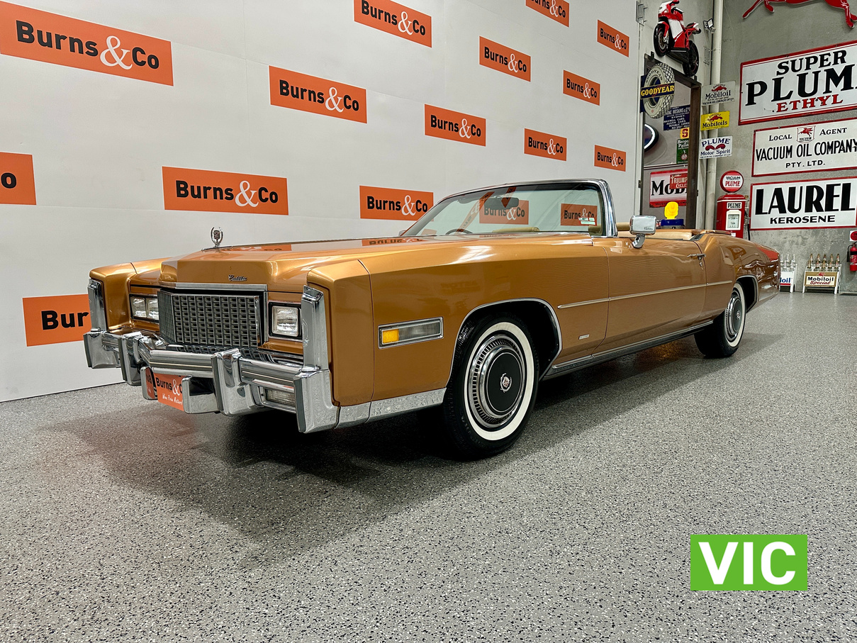 1976 CADILLAC ELDORADO V8 AUTOMATIC CONVERTIBLE