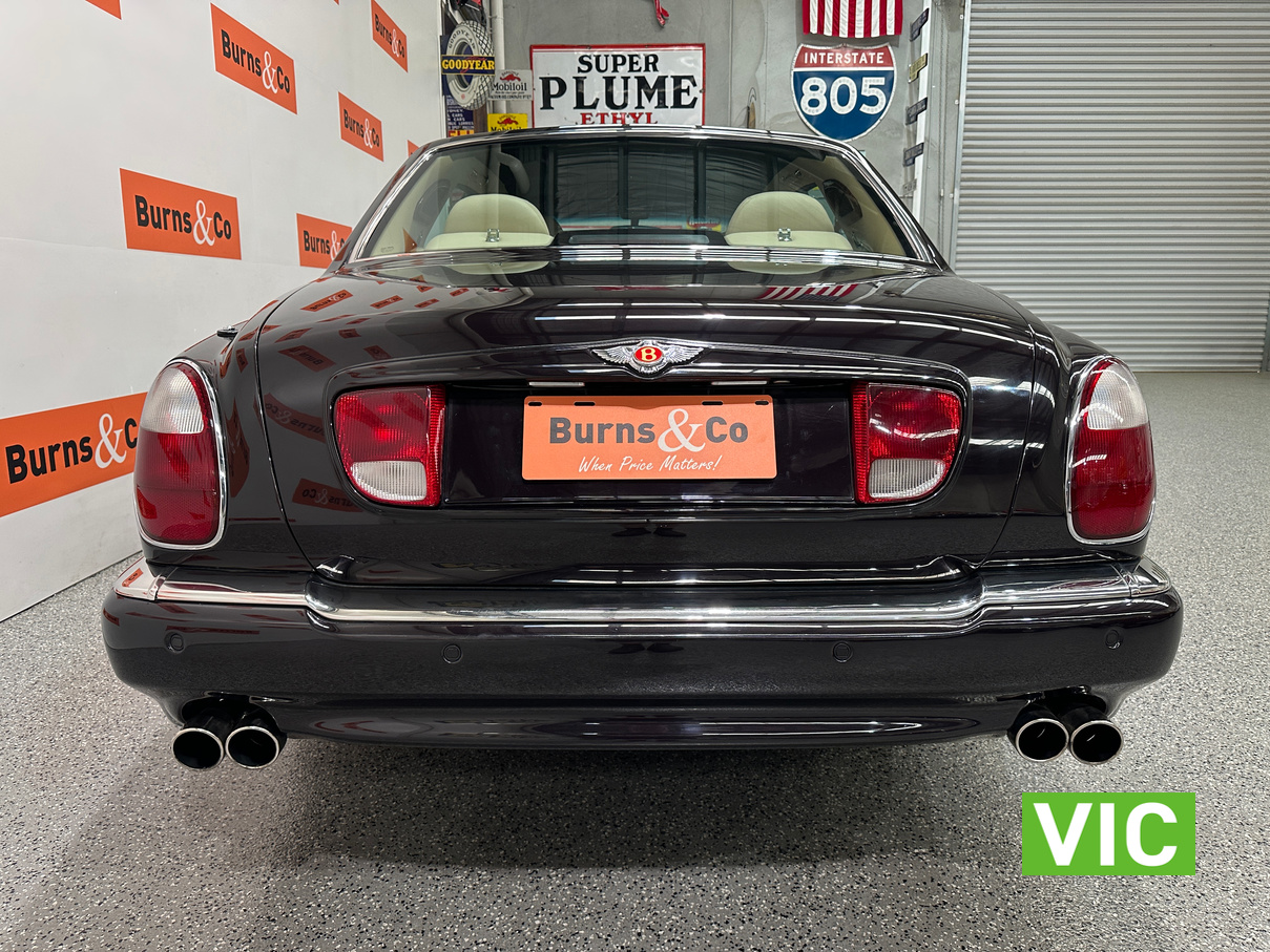 2001 BENTLEY ARNAGE 6.75L TURBO V8 AUTO SEDAN