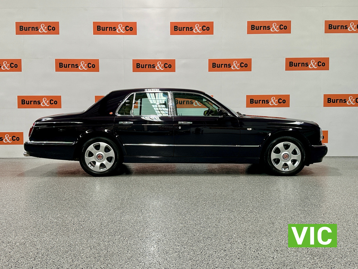 2001 BENTLEY ARNAGE 6.75L TURBO V8 AUTO SEDAN