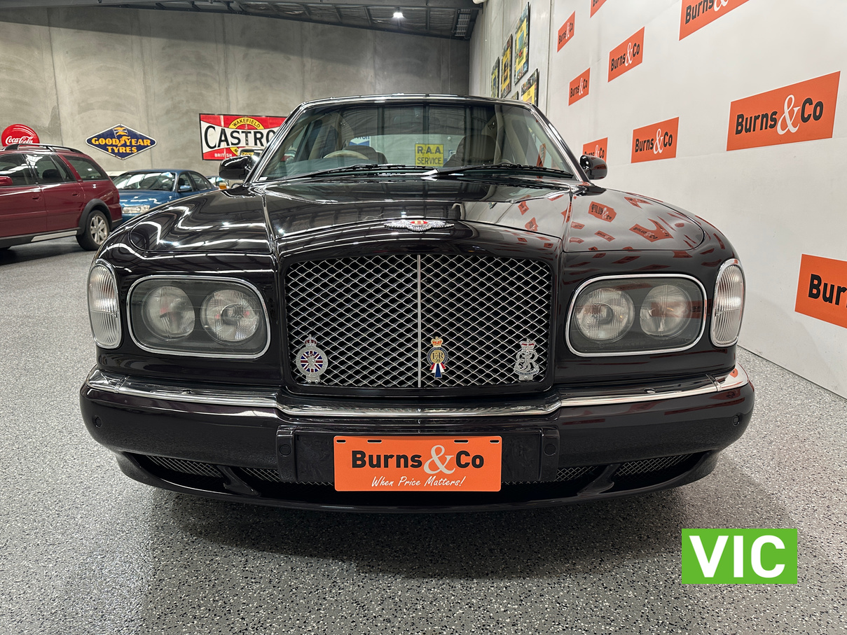 2001 BENTLEY ARNAGE 6.75L TURBO V8 AUTO SEDAN