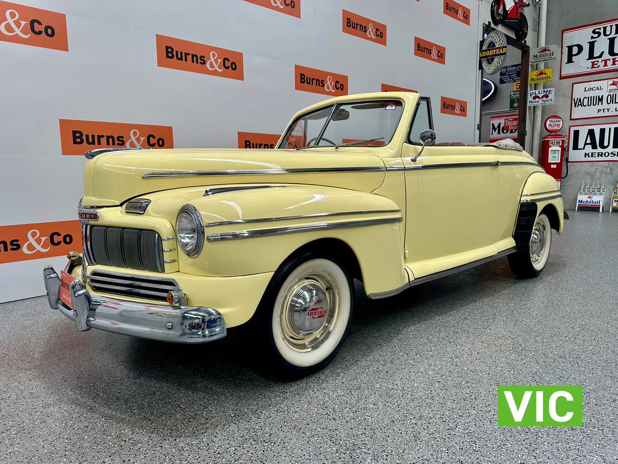 1946 FORD MERCURY V8 FLATHEAD MANUAL CONVERTIBLE