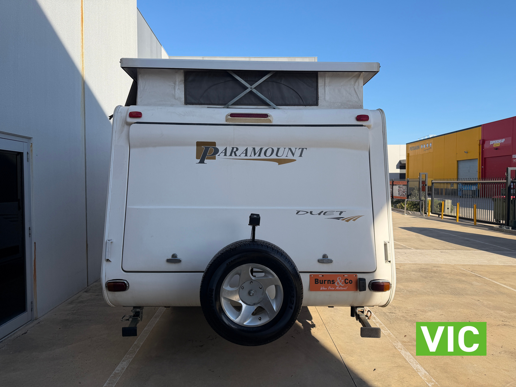 2007 PARAMOUNT DUET POP TOP CARAVAN