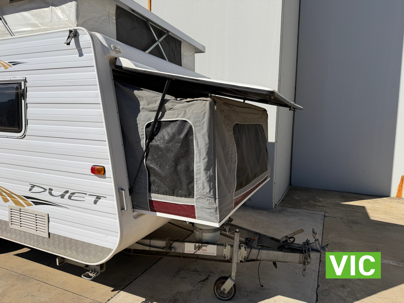 2007 PARAMOUNT DUET POP TOP CARAVAN