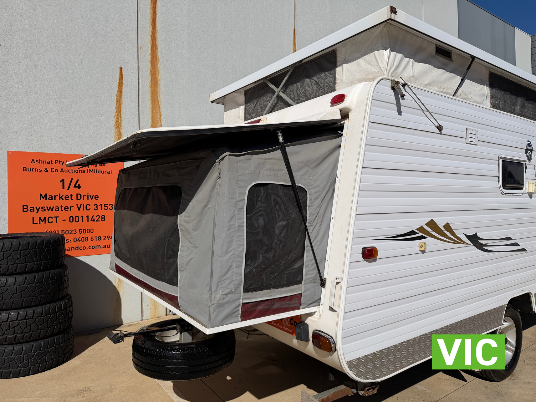 2007 PARAMOUNT DUET POP TOP CARAVAN