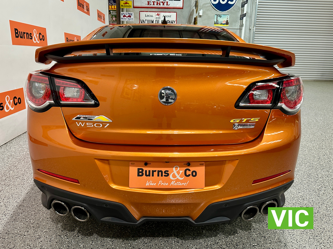 2017 HSV GTS W507 SUPERCHARGED LSA AUTO SEDAN