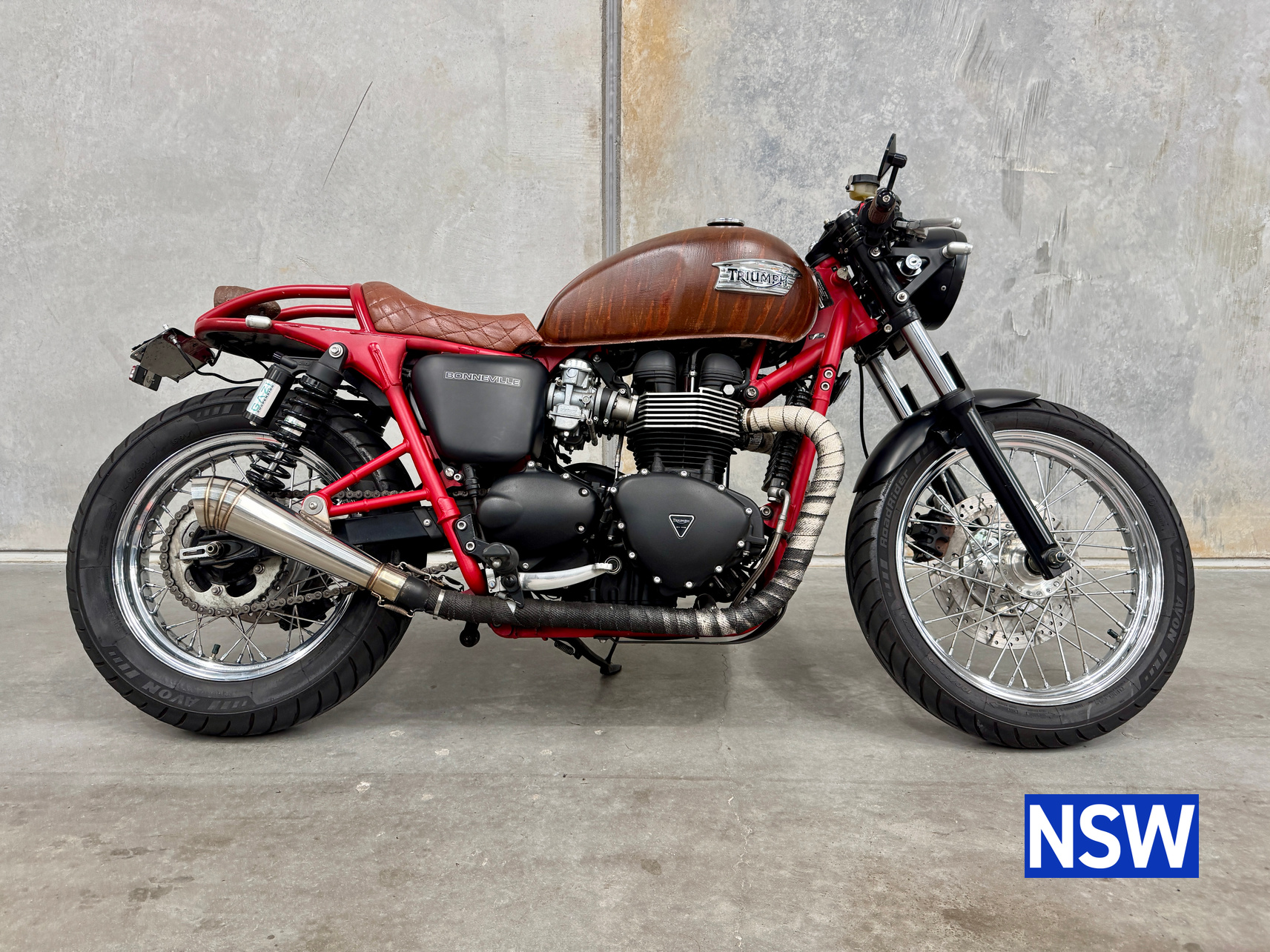 2013 TRIUMPH BONNEVILLE SE CAFE RACER