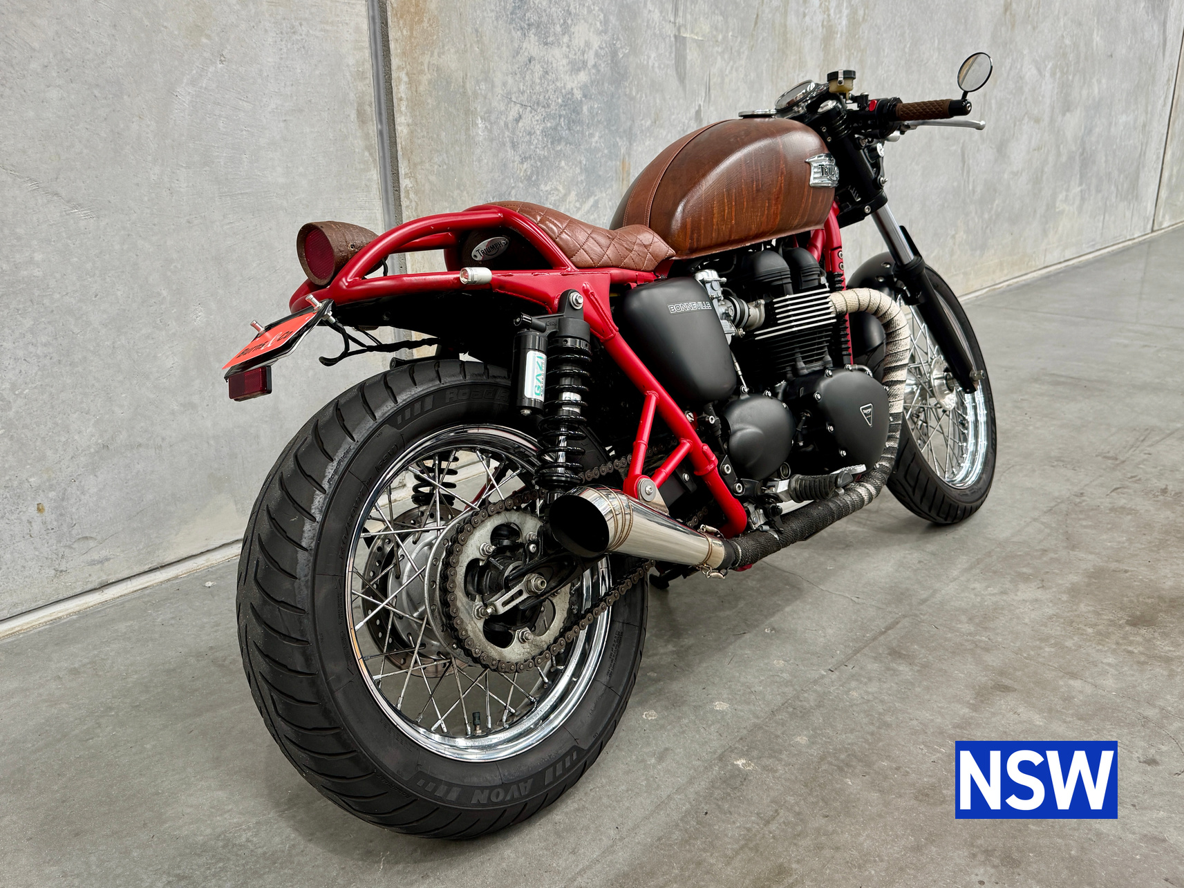2013 TRIUMPH BONNEVILLE SE CAFE RACER