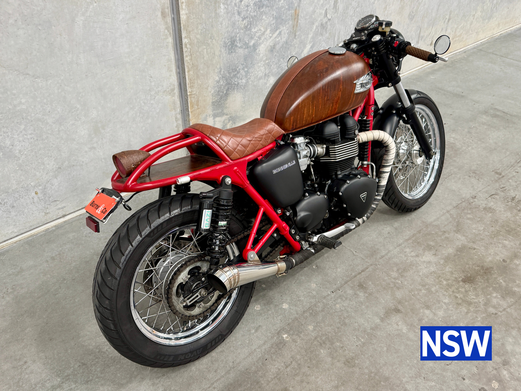 2013 TRIUMPH BONNEVILLE SE CAFE RACER