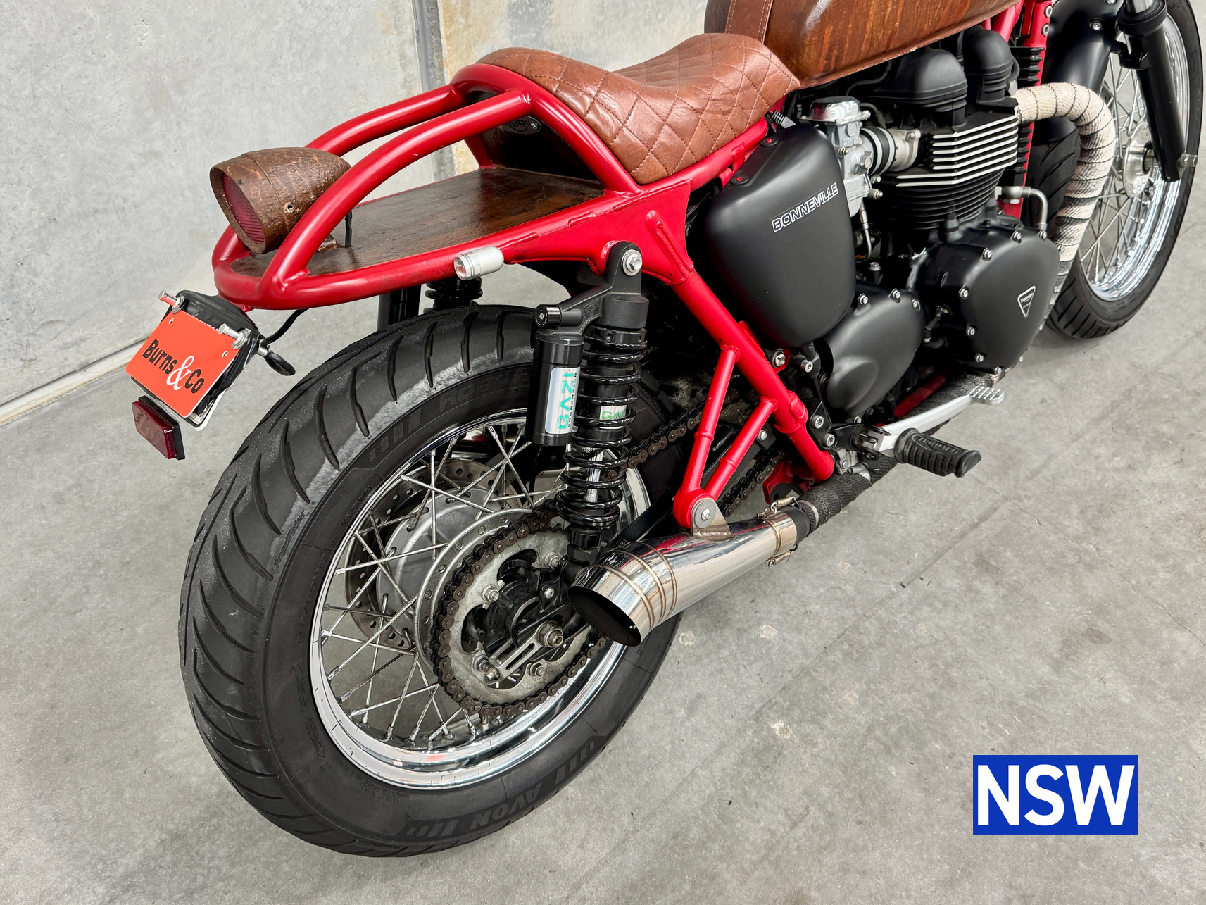 2013 TRIUMPH BONNEVILLE SE CAFE RACER
