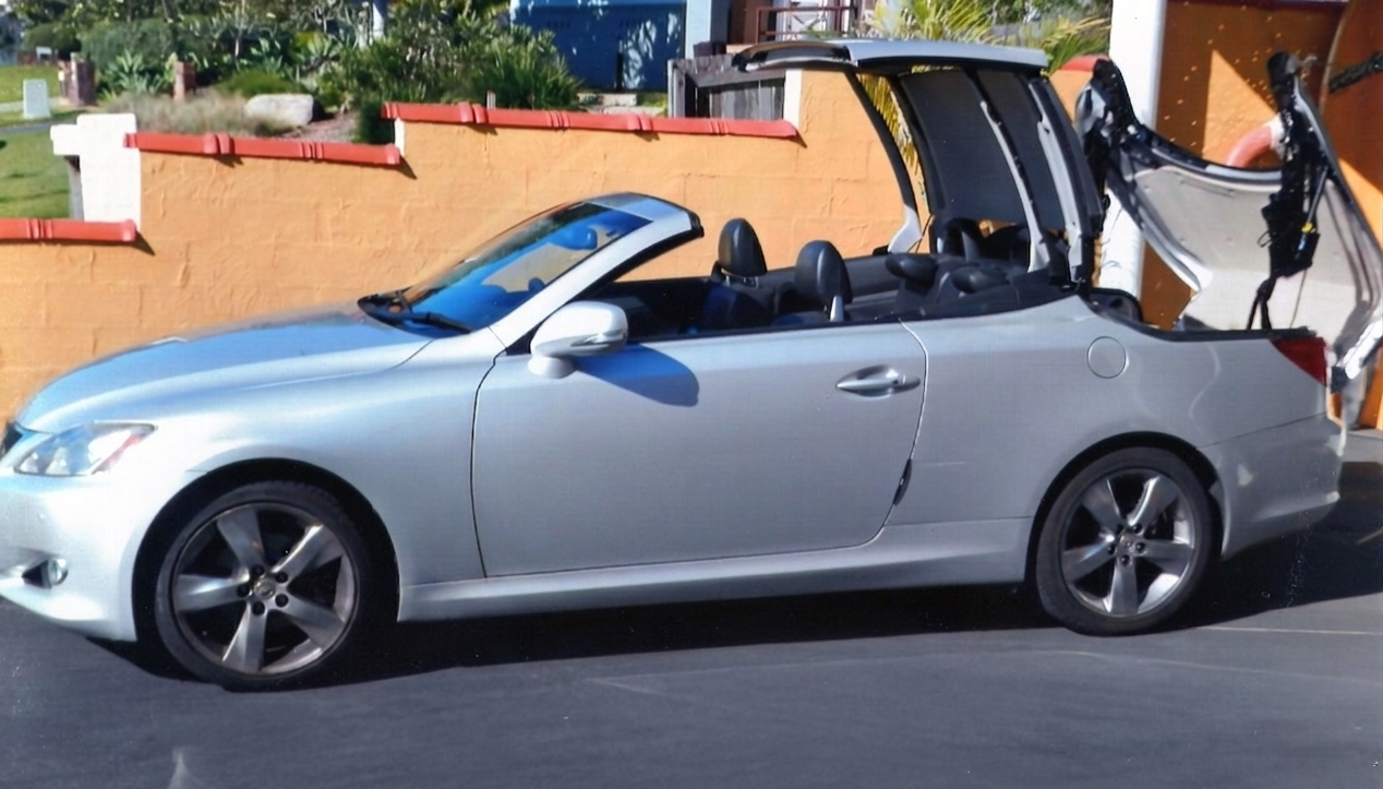 2010 LEXUS IS250C GSE20R 6 SP AUTOMATIC 2D CONVERTIBLE