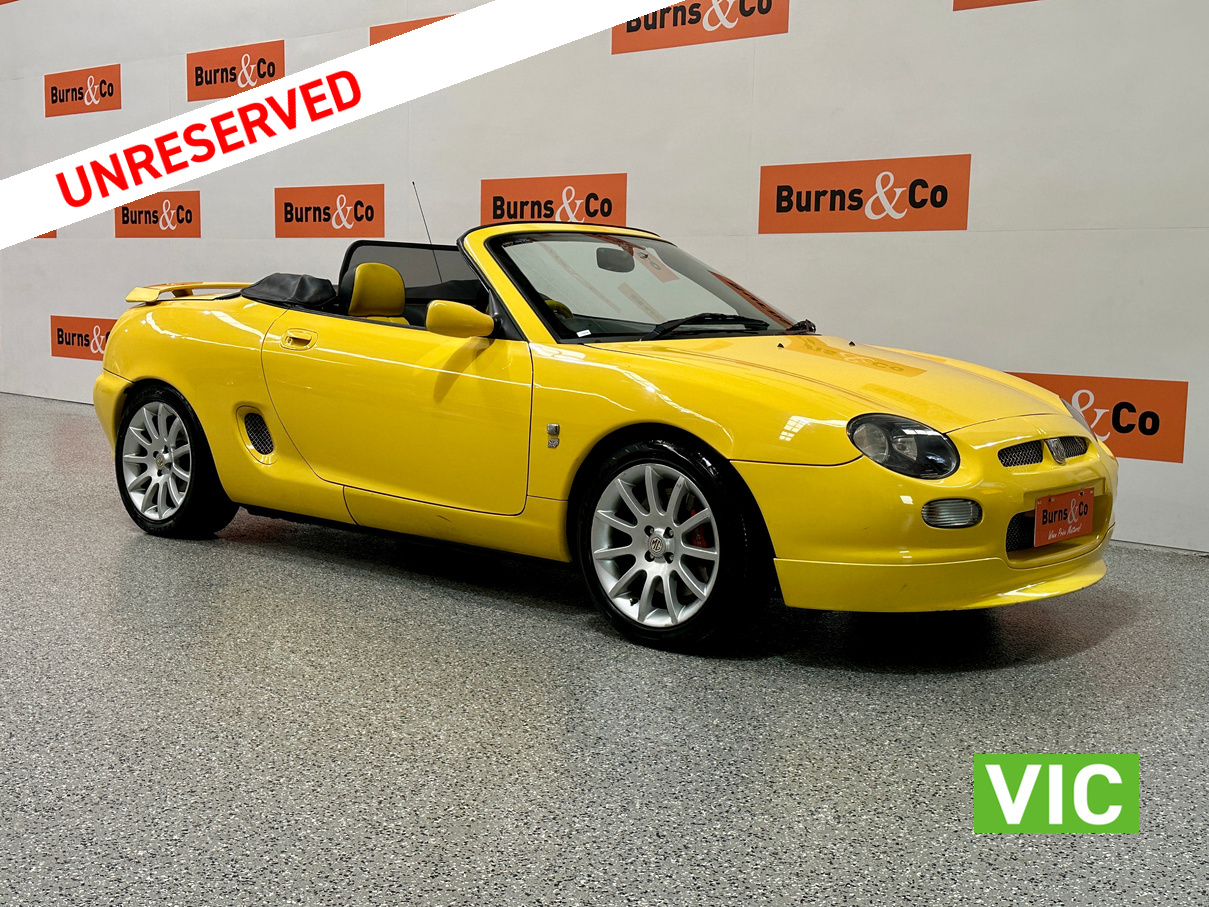 2001 MG F TROPHY EDITION 4CYL MANUAL ROADSTER