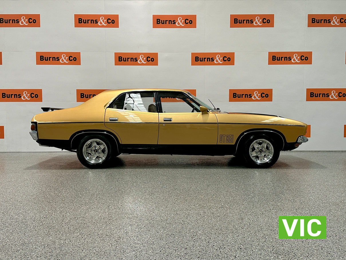 1975 FORD XB FALCON GT 351 V8 AUTOMATIC SEDAN