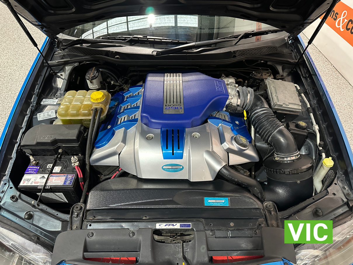 2003 FORD BA GT FALCON BOSS 290 V8 AUTOMATIC SEDAN