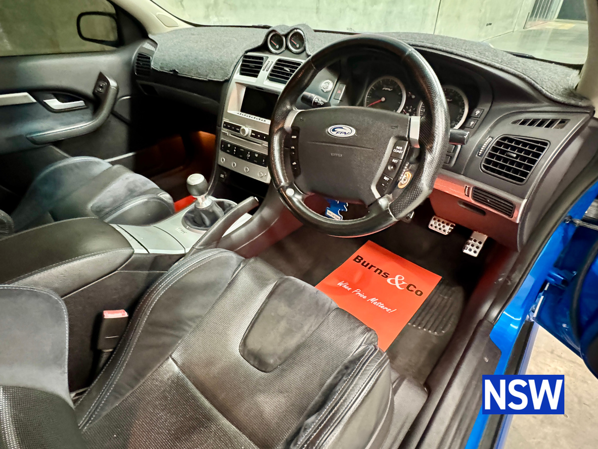 2005 FORD FPV GTP BOSS 290 5.4L V8 MANUAL SEDAN