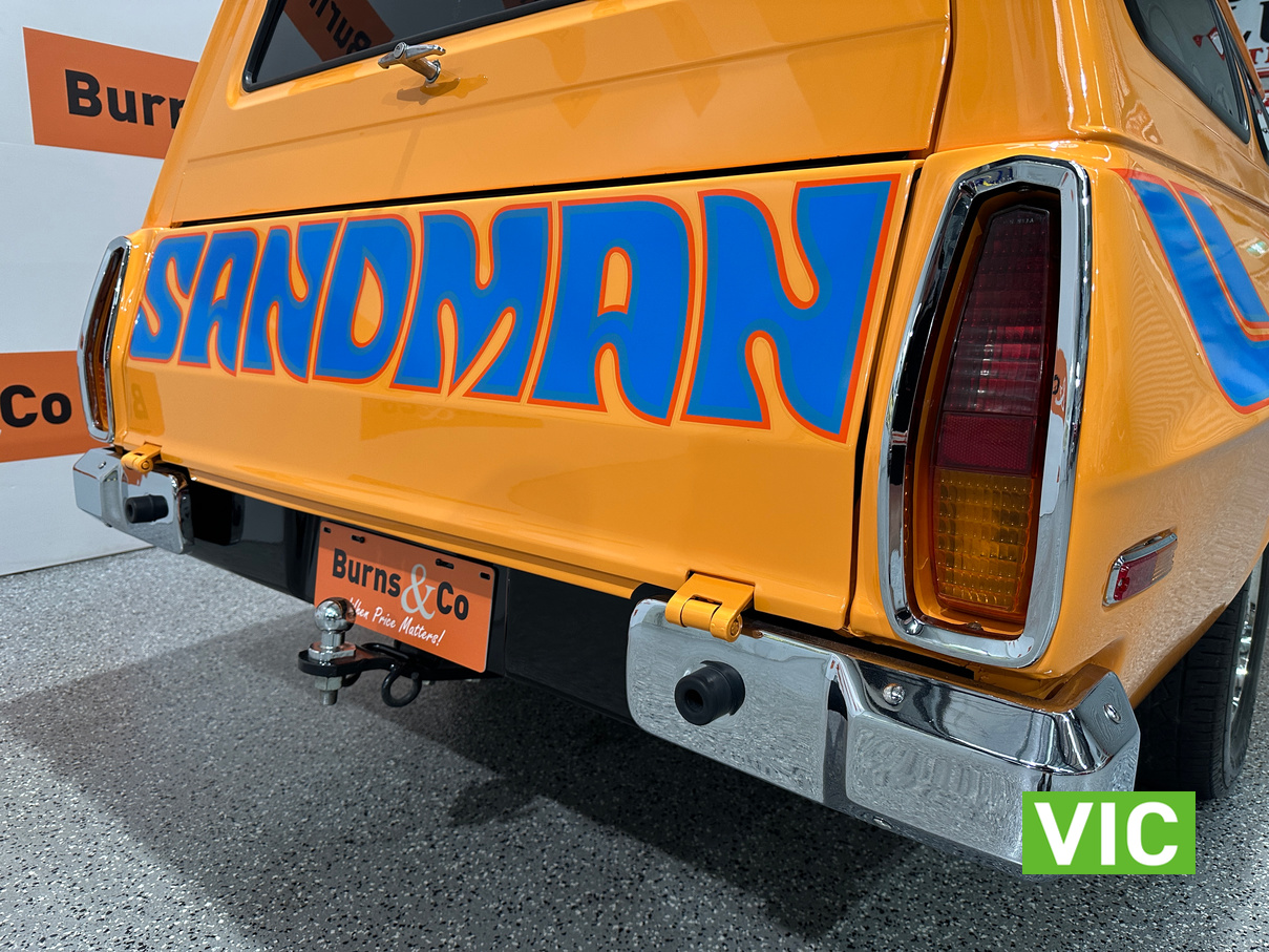 1976 HOLDEN HX SANDMAN FACTORY V8 PAPAYA MANUAL PANELVAN