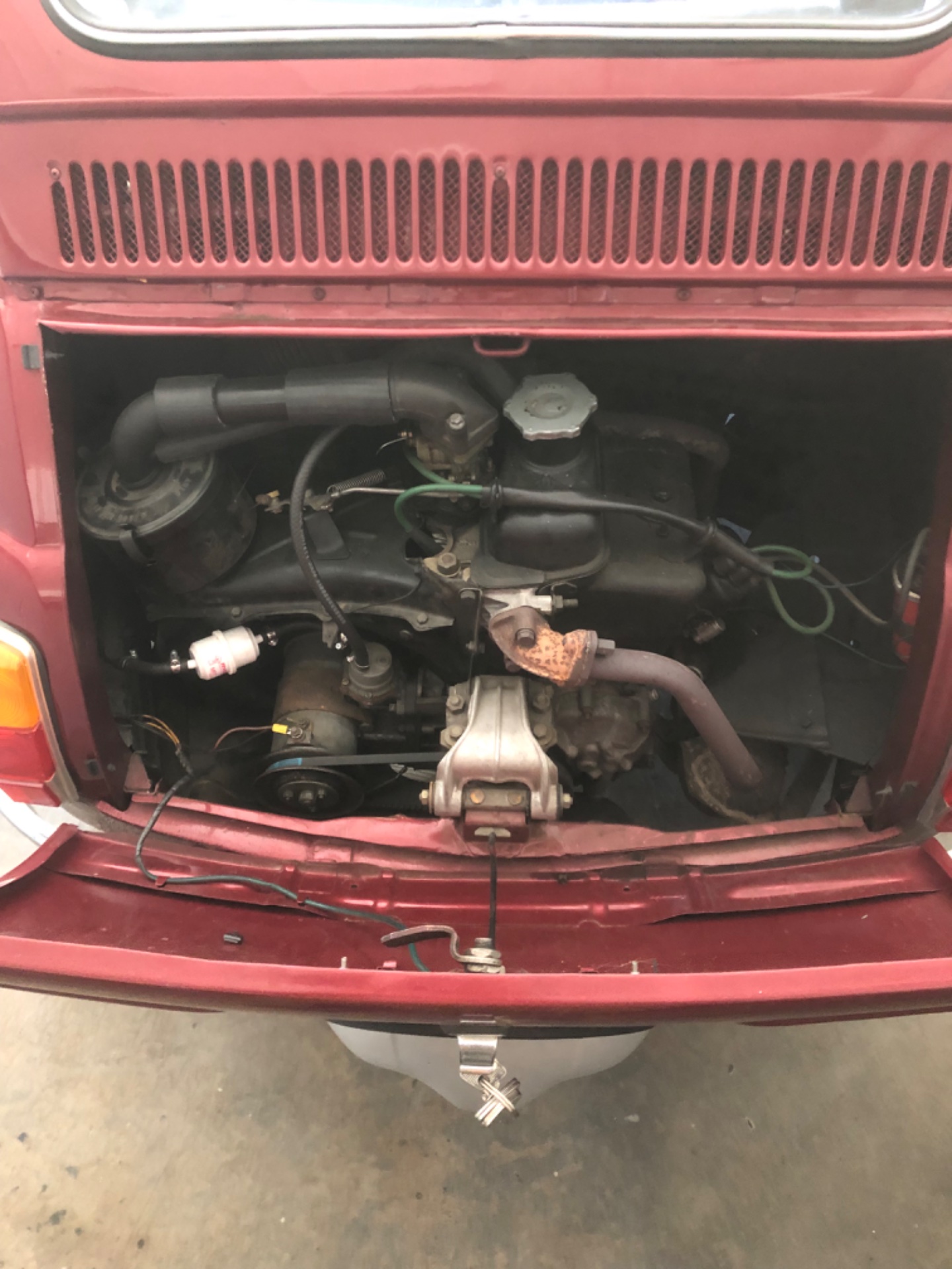 1971 FIAT 500 D SUN-ROOF 4 SP MANUAL 2D SEDAN