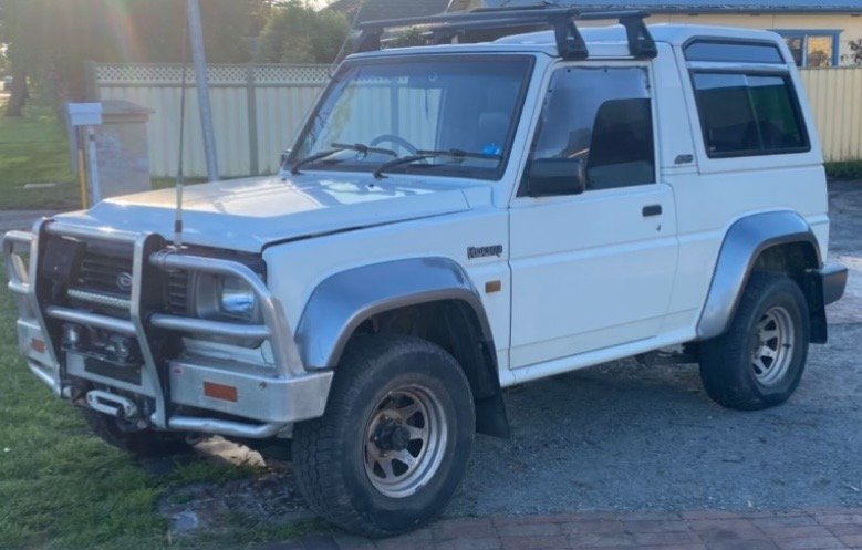 1995 DAIHATSU ROCKY (4x4) 5 SP MANUAL 4x4 2D HARDTOP 