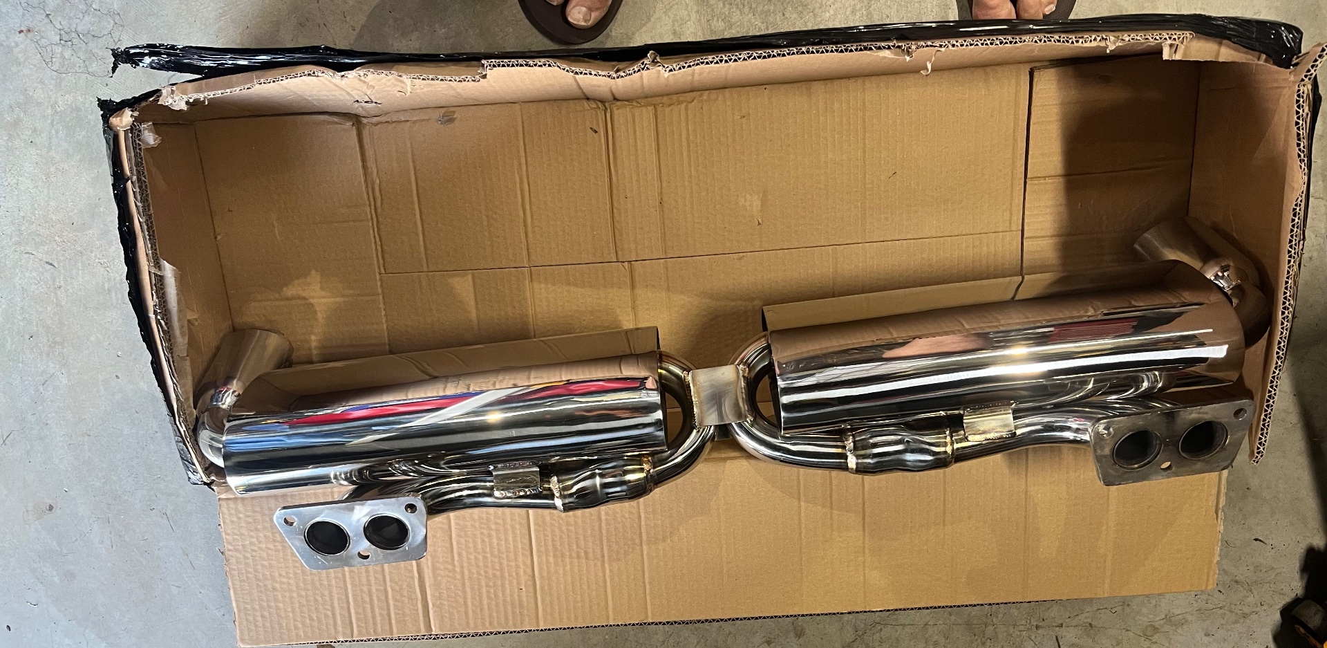 KOMBI TWIN STAINLESS STEEL EXHAUST