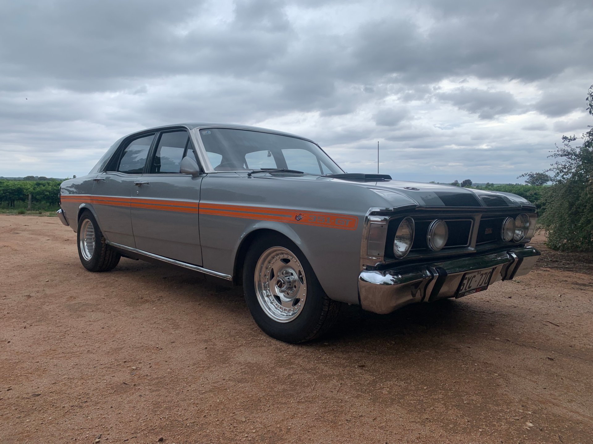 1971 FORD FALCON XY GT REPLICA 3 SP AUTOMATIC 4D SEDAN