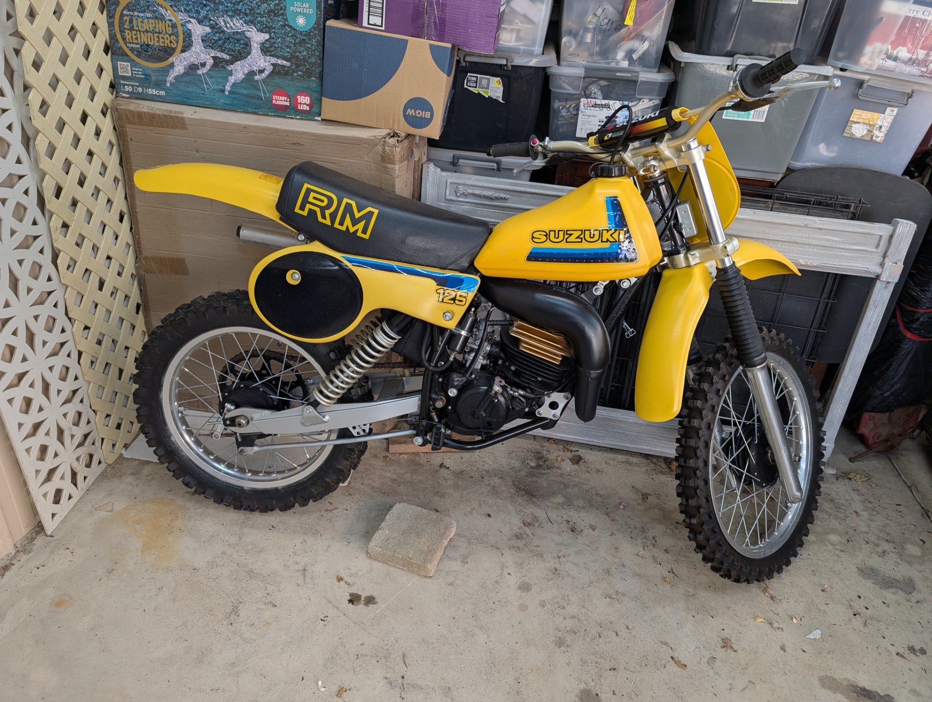 1980 SUZUKI RM125 MOTOCROSS