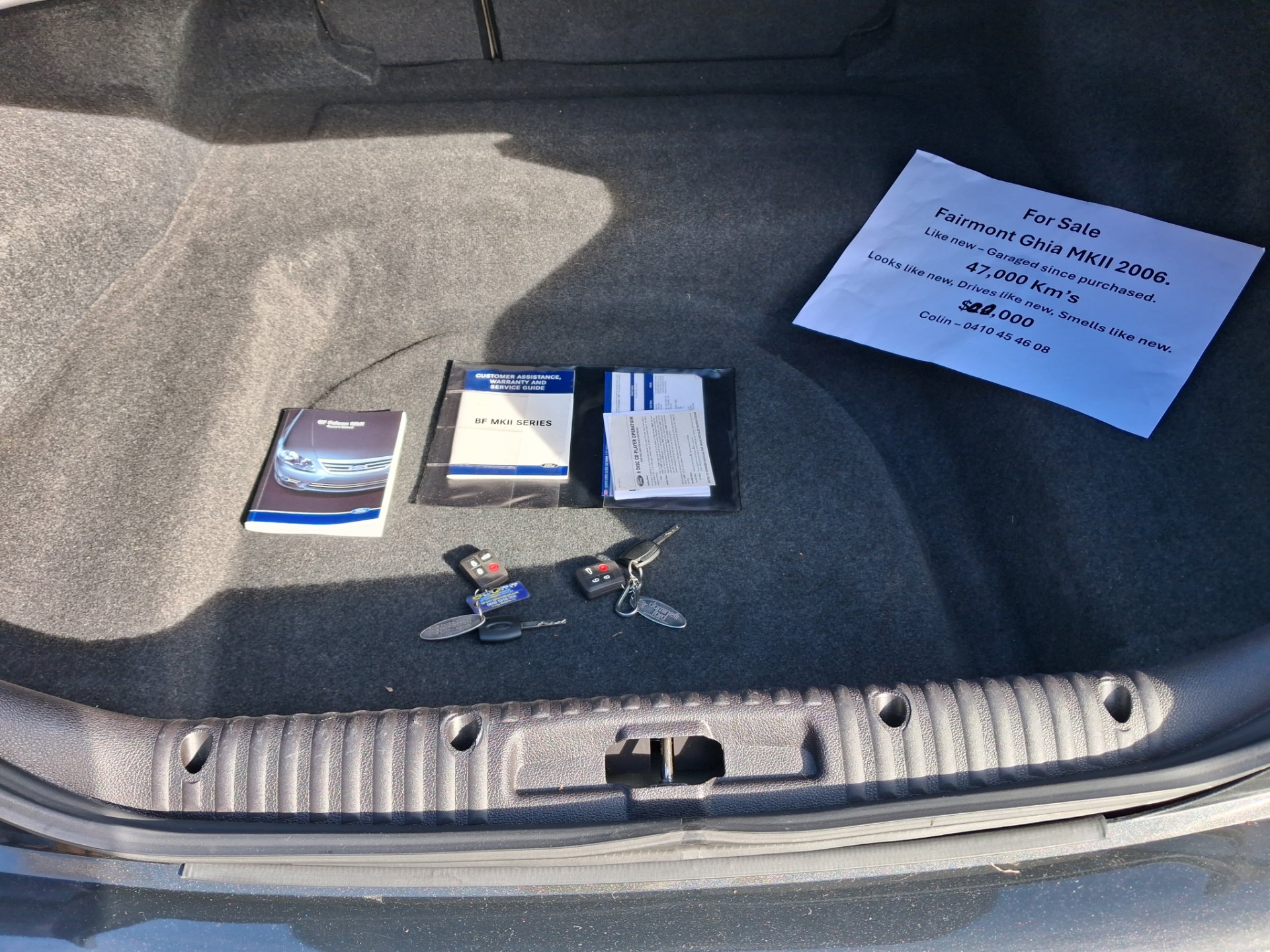 2006 FORD FAIRMONT BF MKII GHIA 6 SP AUTO SEQ SPORTSHIFT 4D SEDAN