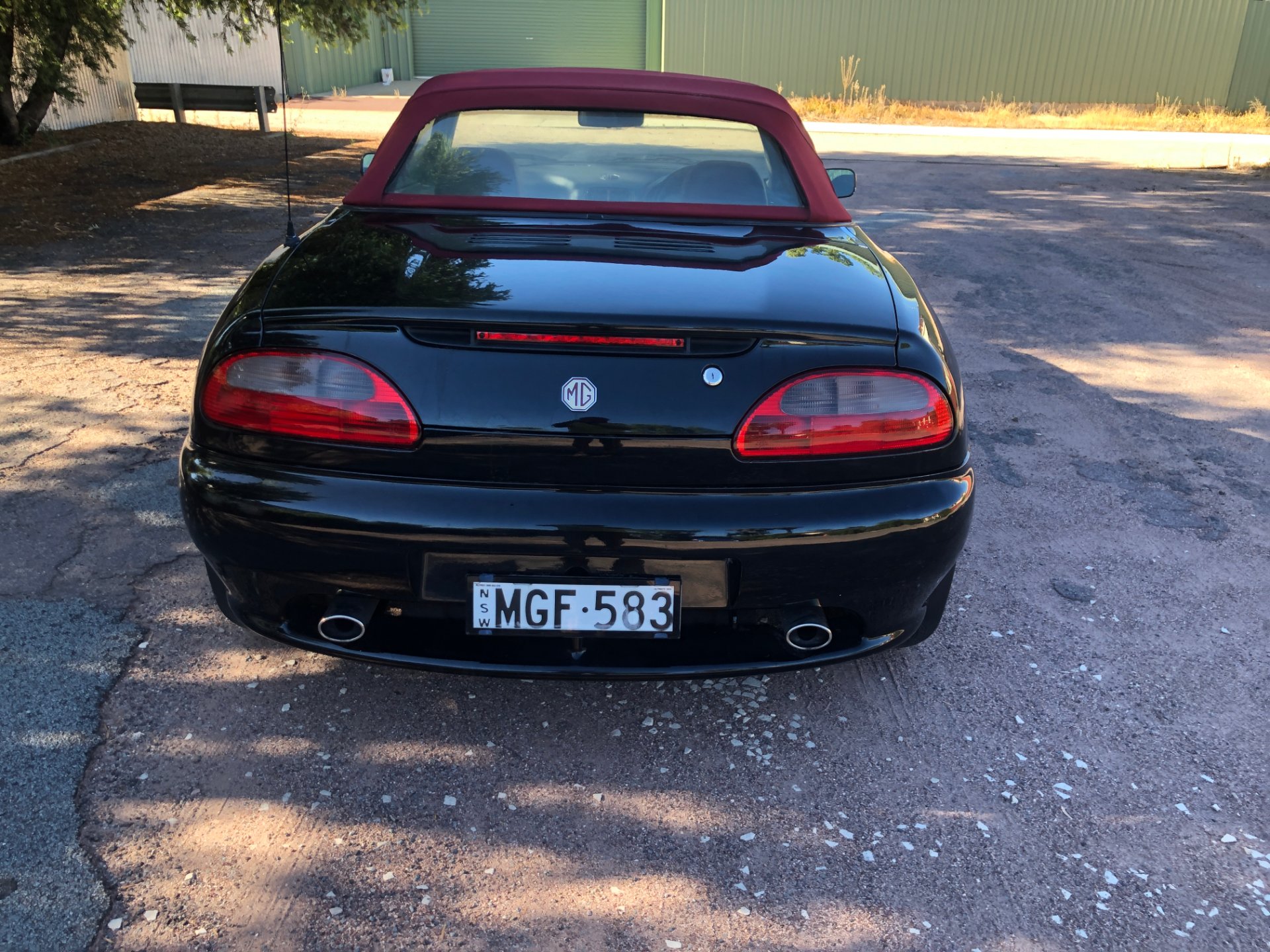 1999 MG MGF 75th ANNIVERSARY 5 SP MANUAL 2D ROADSTER 
