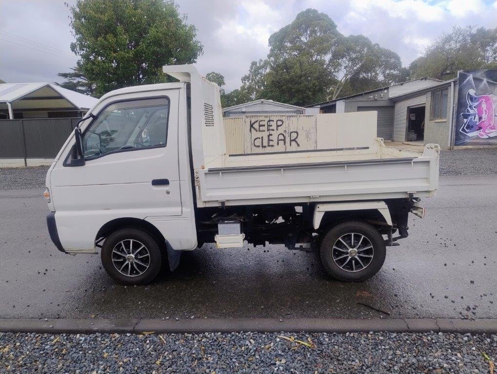 1997 SUZUKI CARRY 4WD 4 SP MANUAL MINI DUMP TIPPER 