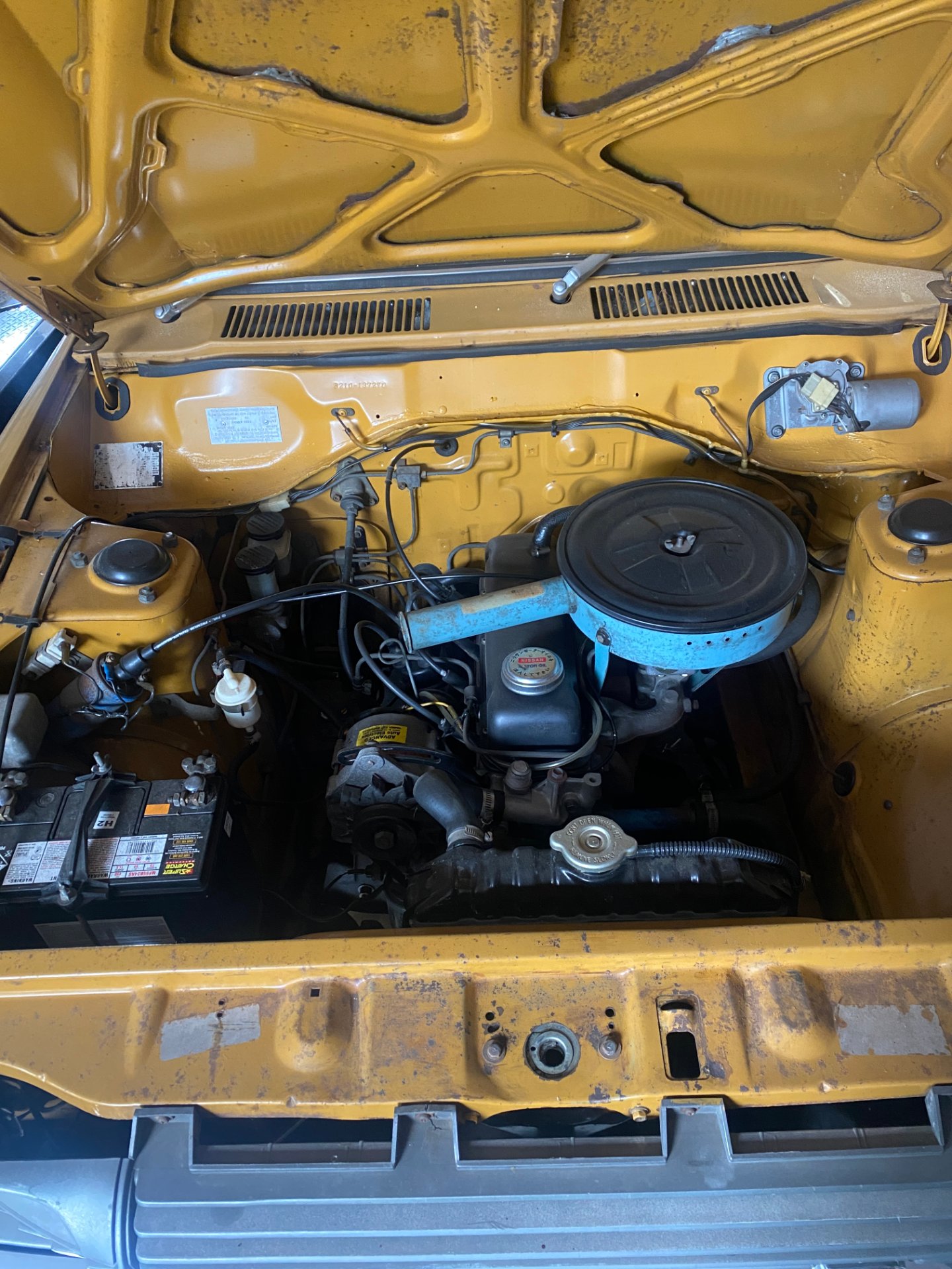 1974 DATSUN 120Y DELUXE 4 SP MANUAL 4D SEDAN