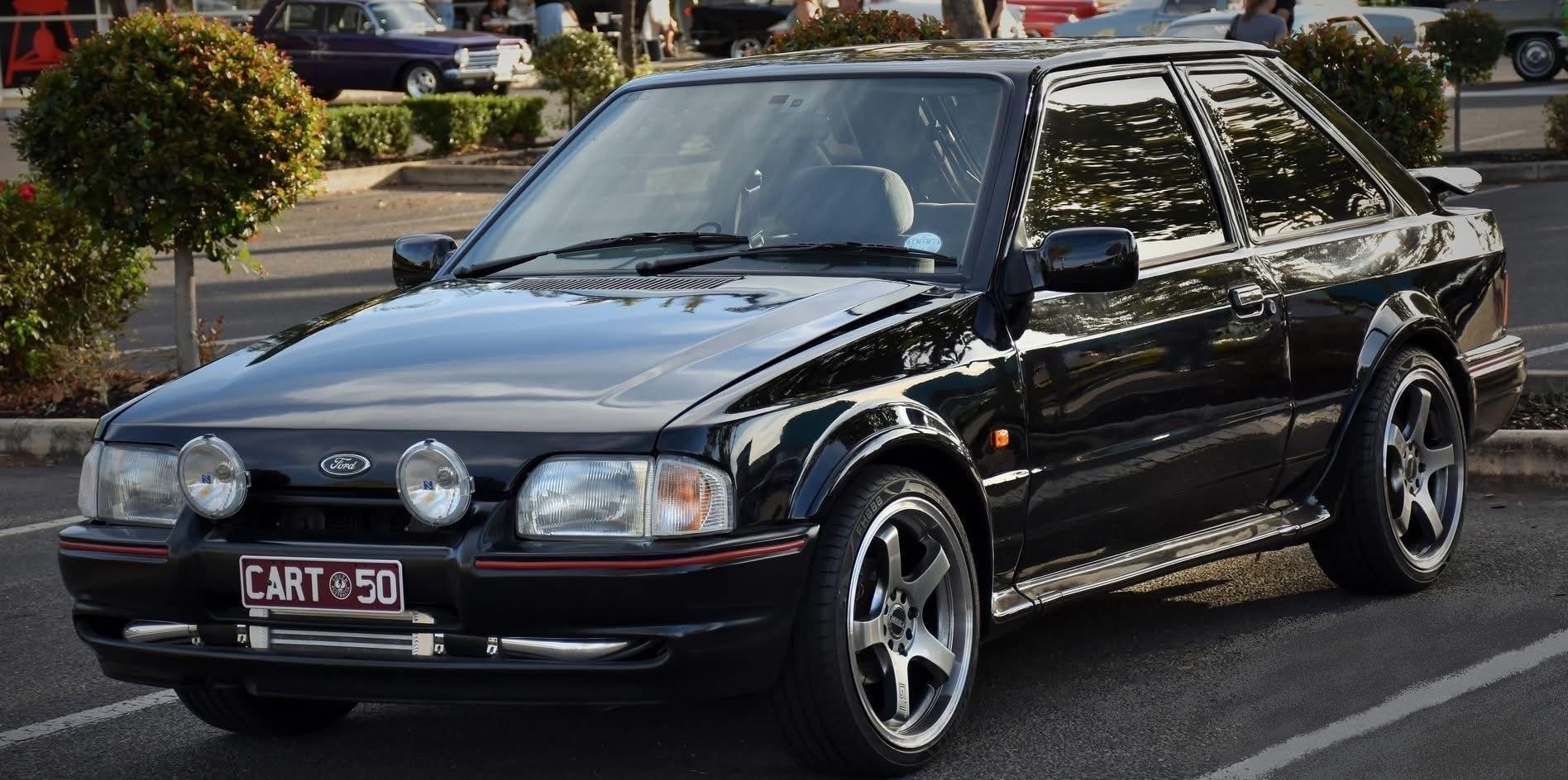 1987 FORD ESCORT XR3i 5 SP MANUAL HATCHBACK COUPE