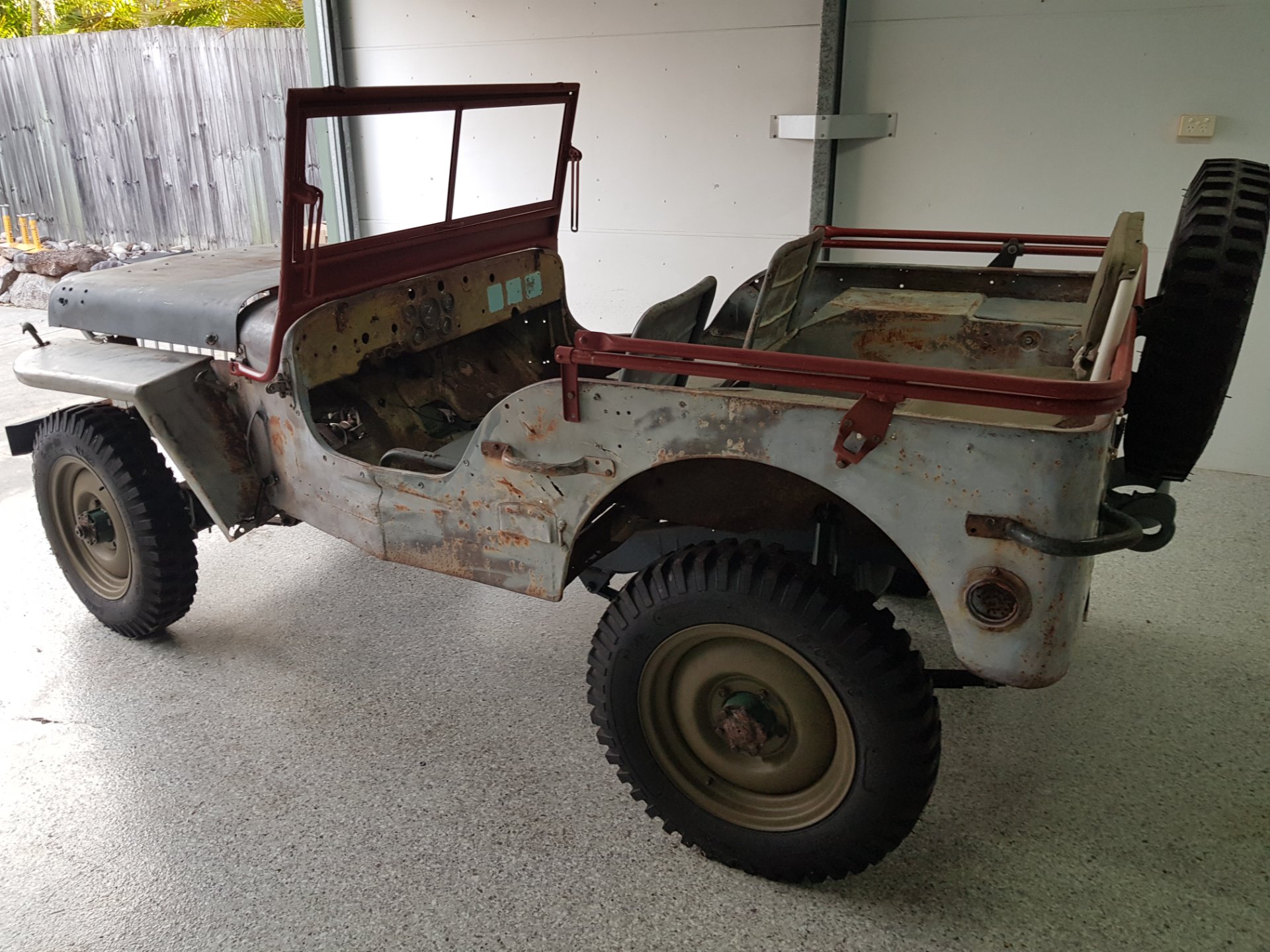 1941 WILLYS MB SLAT GRILL JEEP PROJECT