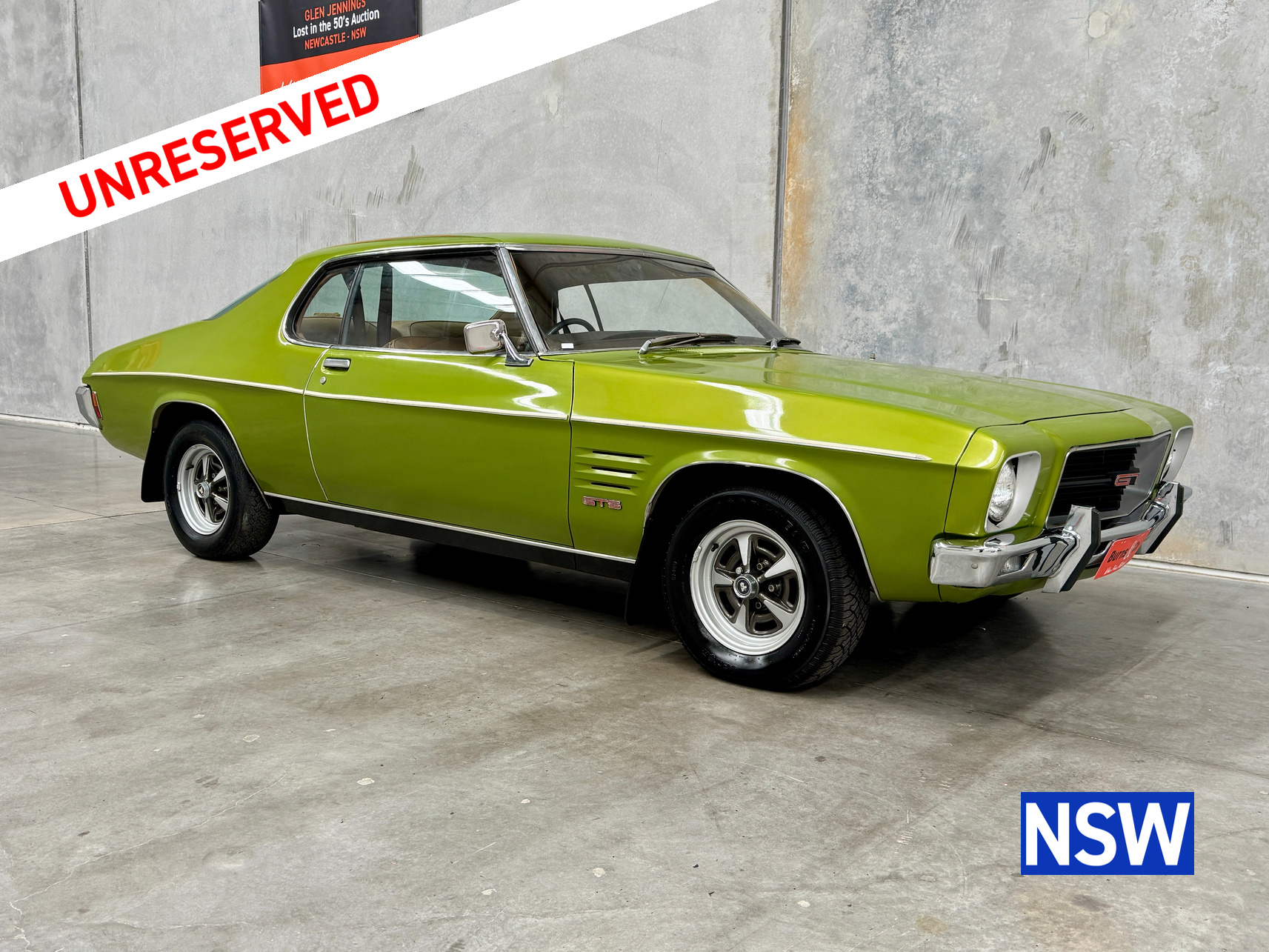 1972 HOLDEN HQ GTS MONARO 308 5.0 L V8 AUTO COUPE