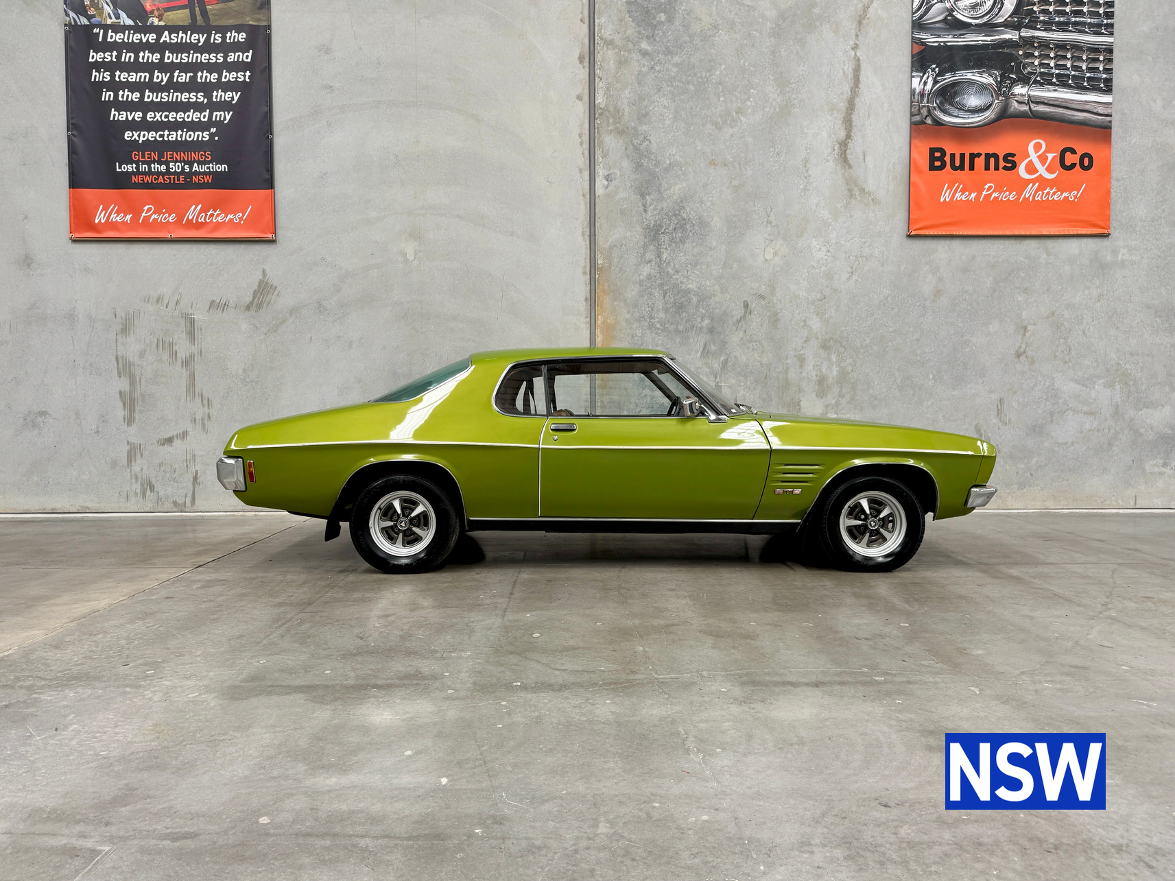 1972 HOLDEN HQ GTS MONARO 308 5.0 L V8 AUTO COUPE