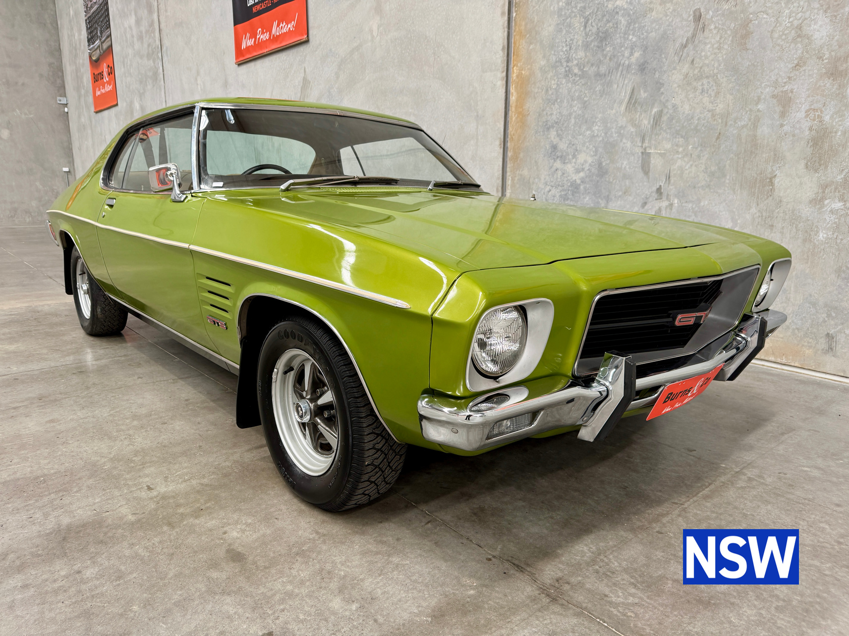 1972 HOLDEN HQ GTS MONARO 308 5.0 L V8 AUTO COUPE