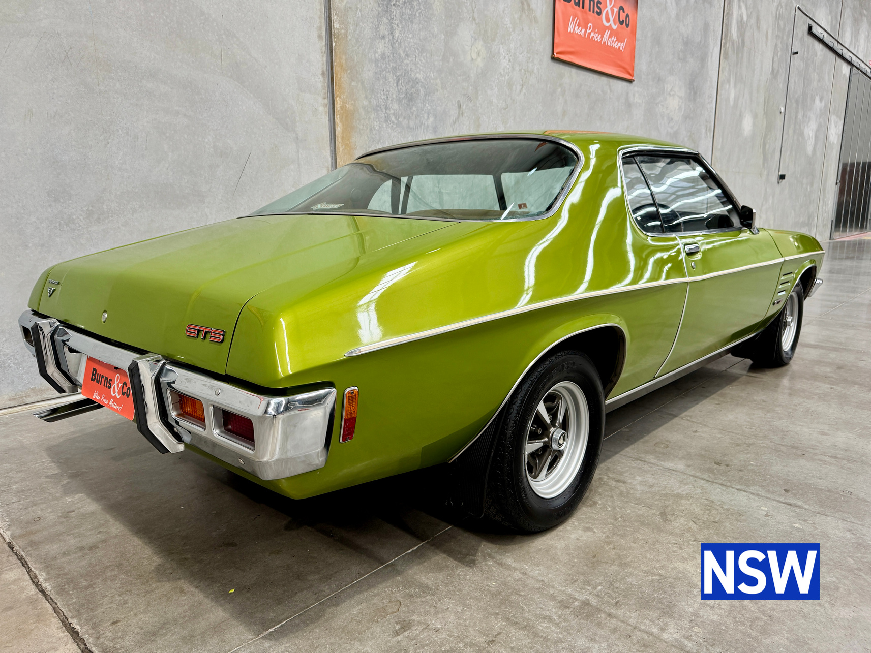 1972 HOLDEN HQ GTS MONARO 308 5.0 L V8 AUTO COUPE