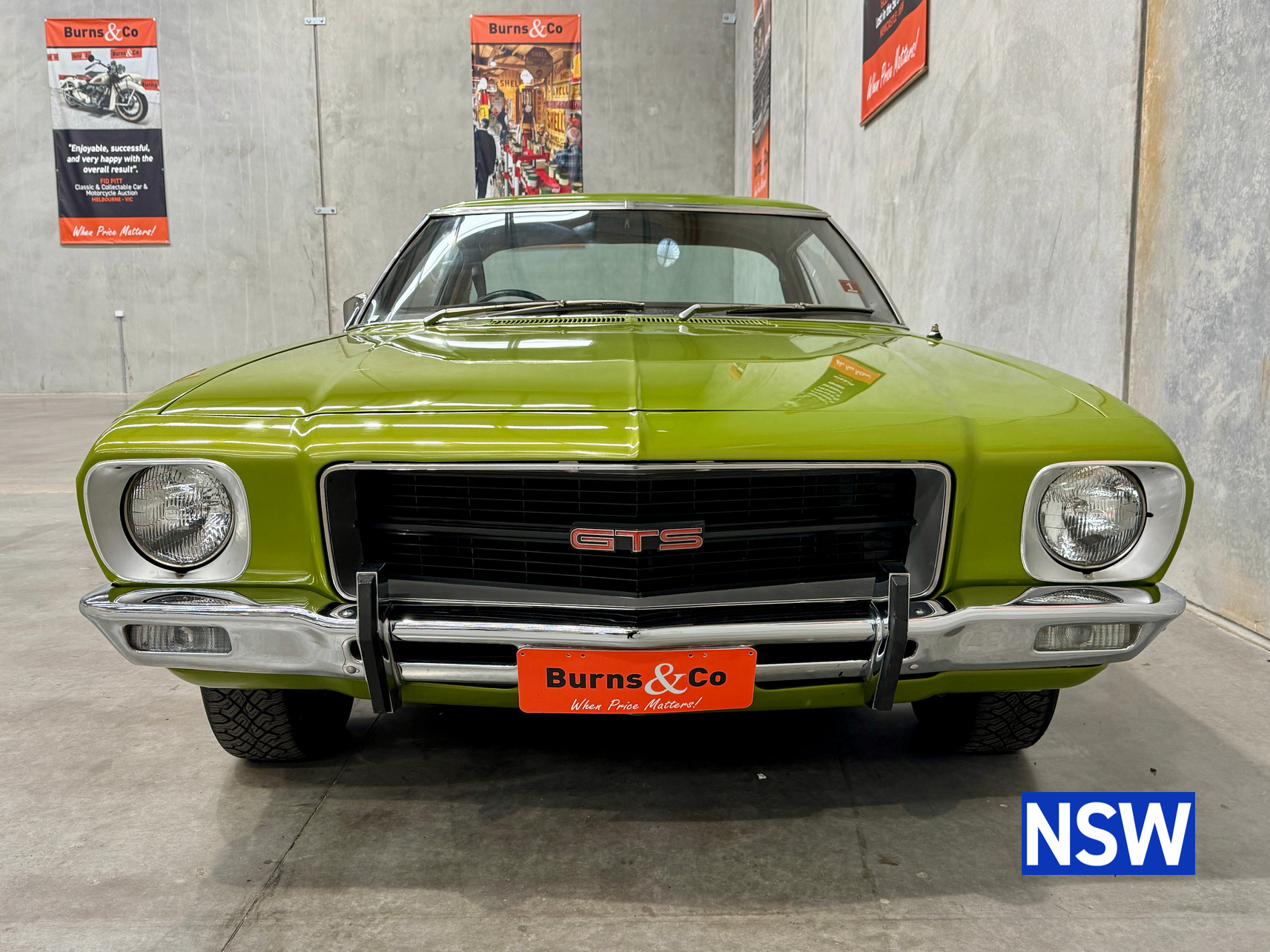 1972 HOLDEN HQ GTS MONARO 308 5.0 L V8 AUTO COUPE