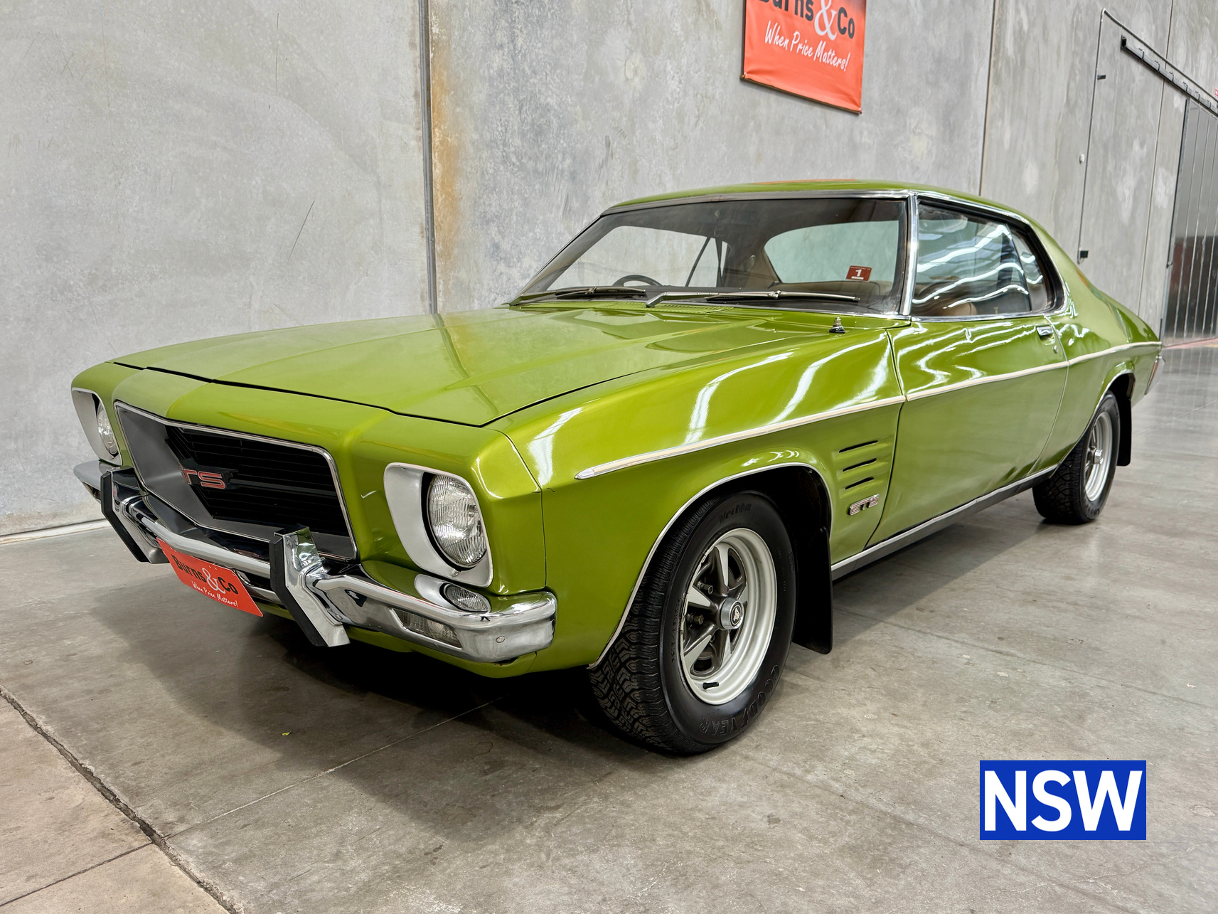 1972 HOLDEN HQ GTS MONARO 308 5.0 L V8 AUTO COUPE