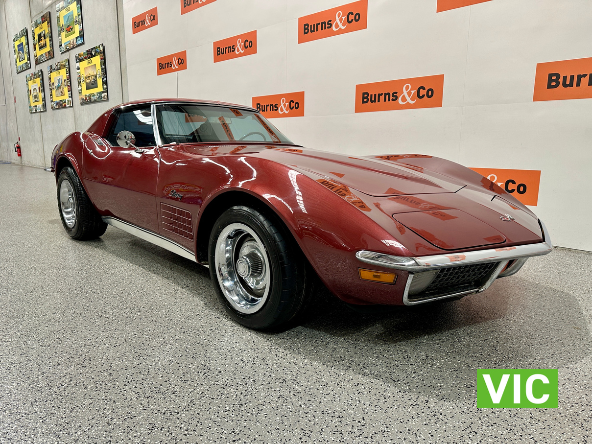 1971 CHEVROLET CORVETTE C3 STINGRAY 350 V8 AUTO T/TOP