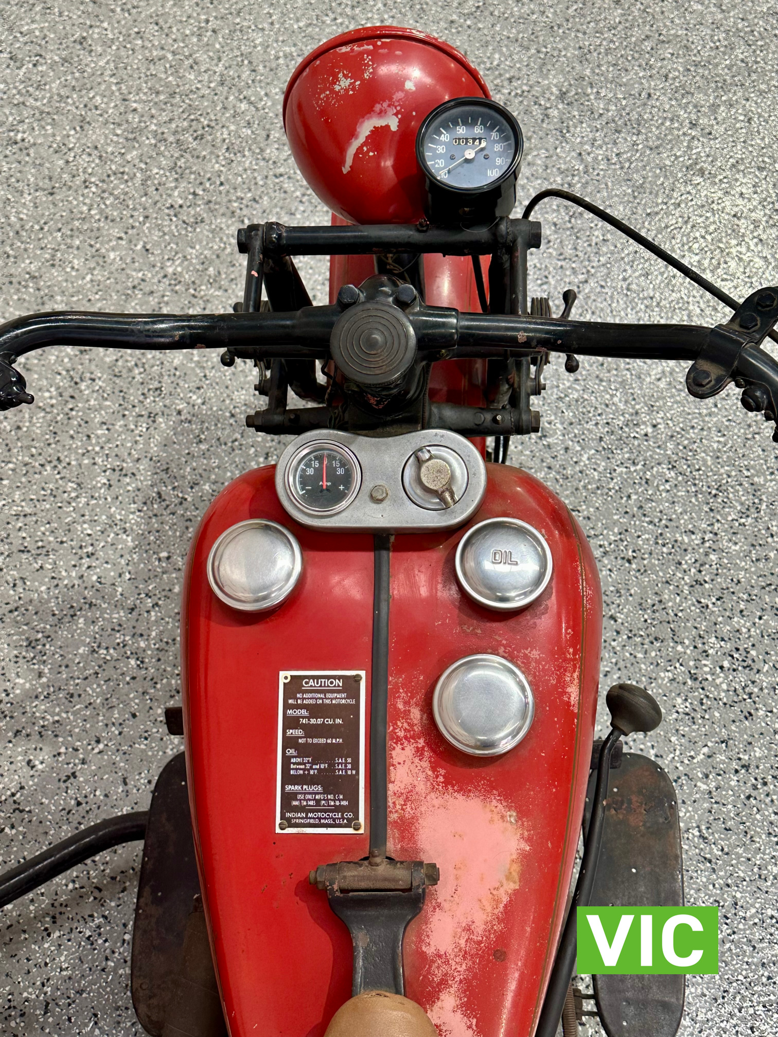 1942 INDIAN SCOUT 500CC WITH SIDE CAR