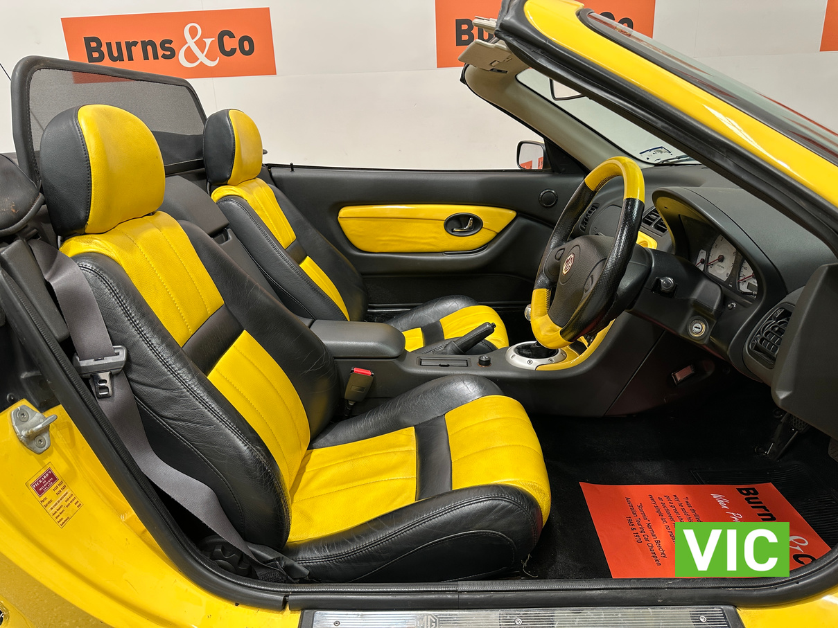 2001 MG F TROPHY EDITION 4CYL MANUAL ROADSTER