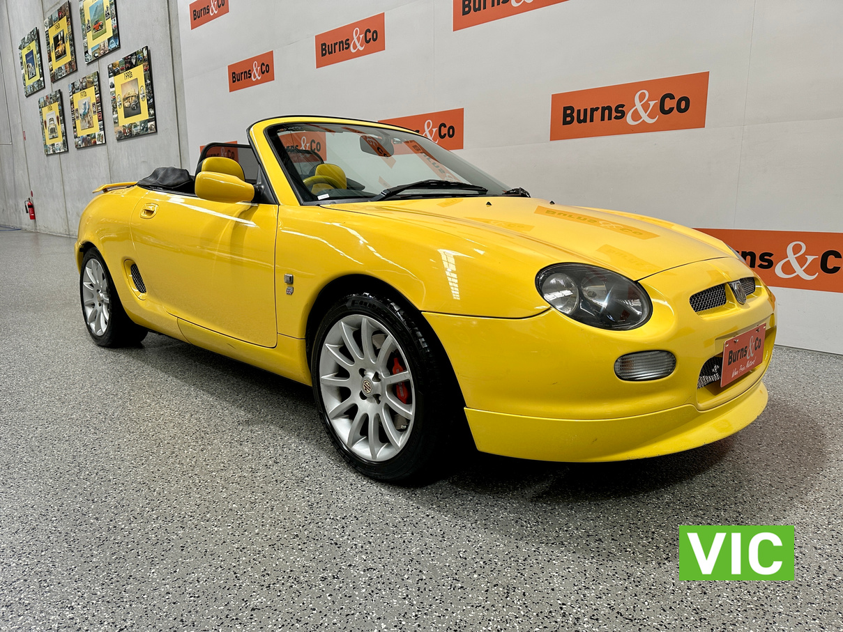 2001 MG F TROPHY EDITION 4CYL MANUAL ROADSTER
