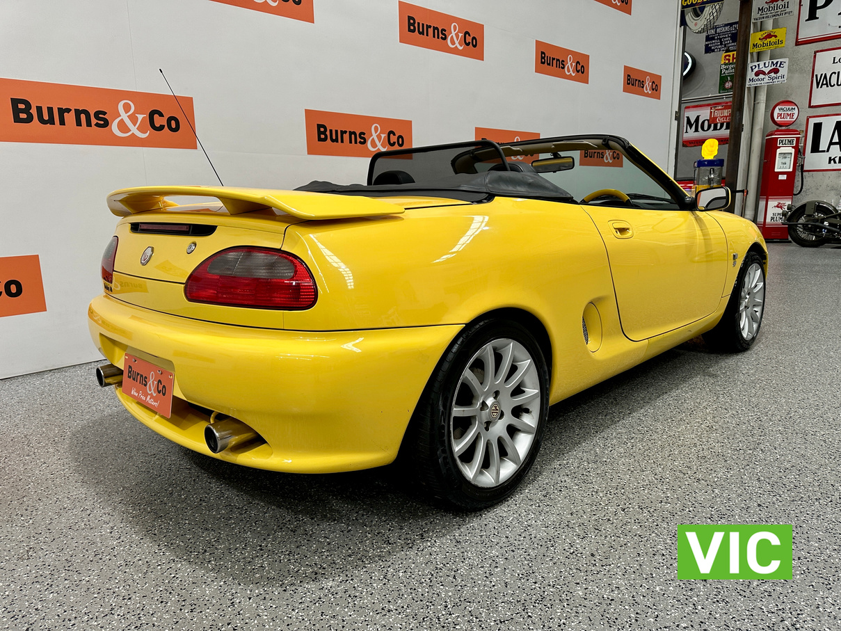 2001 MG F TROPHY EDITION 4CYL MANUAL ROADSTER