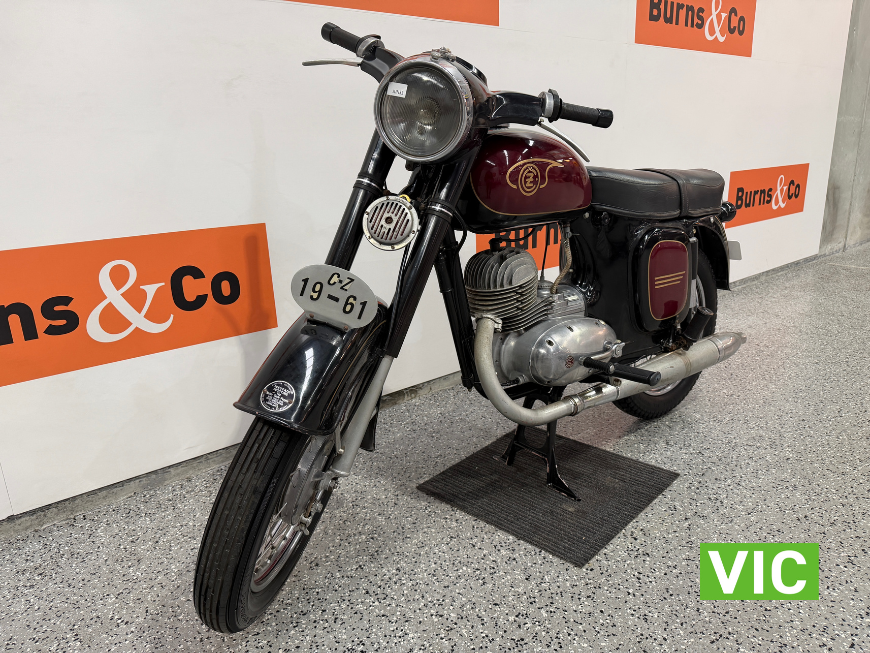 1961 CZ TYPE 453 125CC ROAD