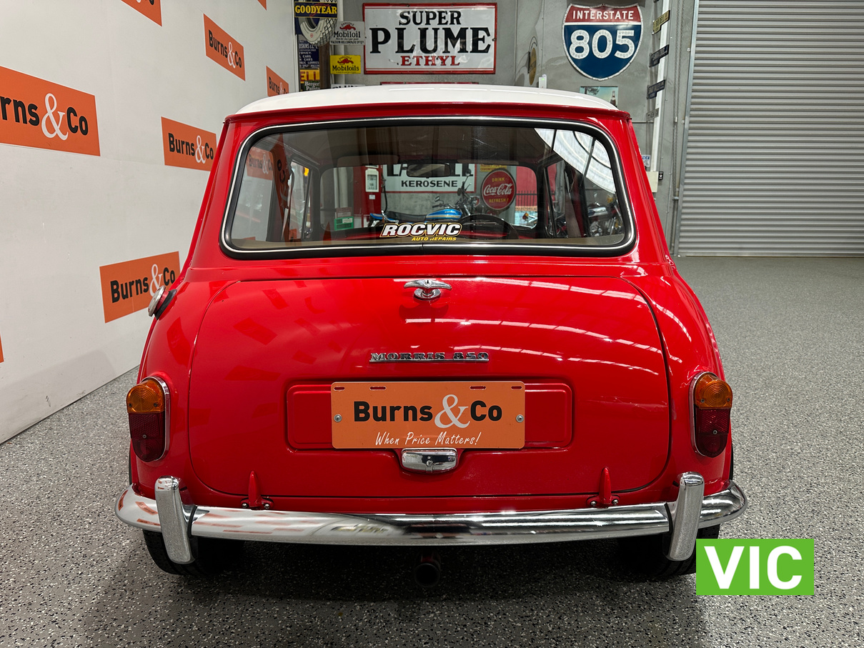 1963 MORRIS MINI 850 MANUAL 2D SEDAN