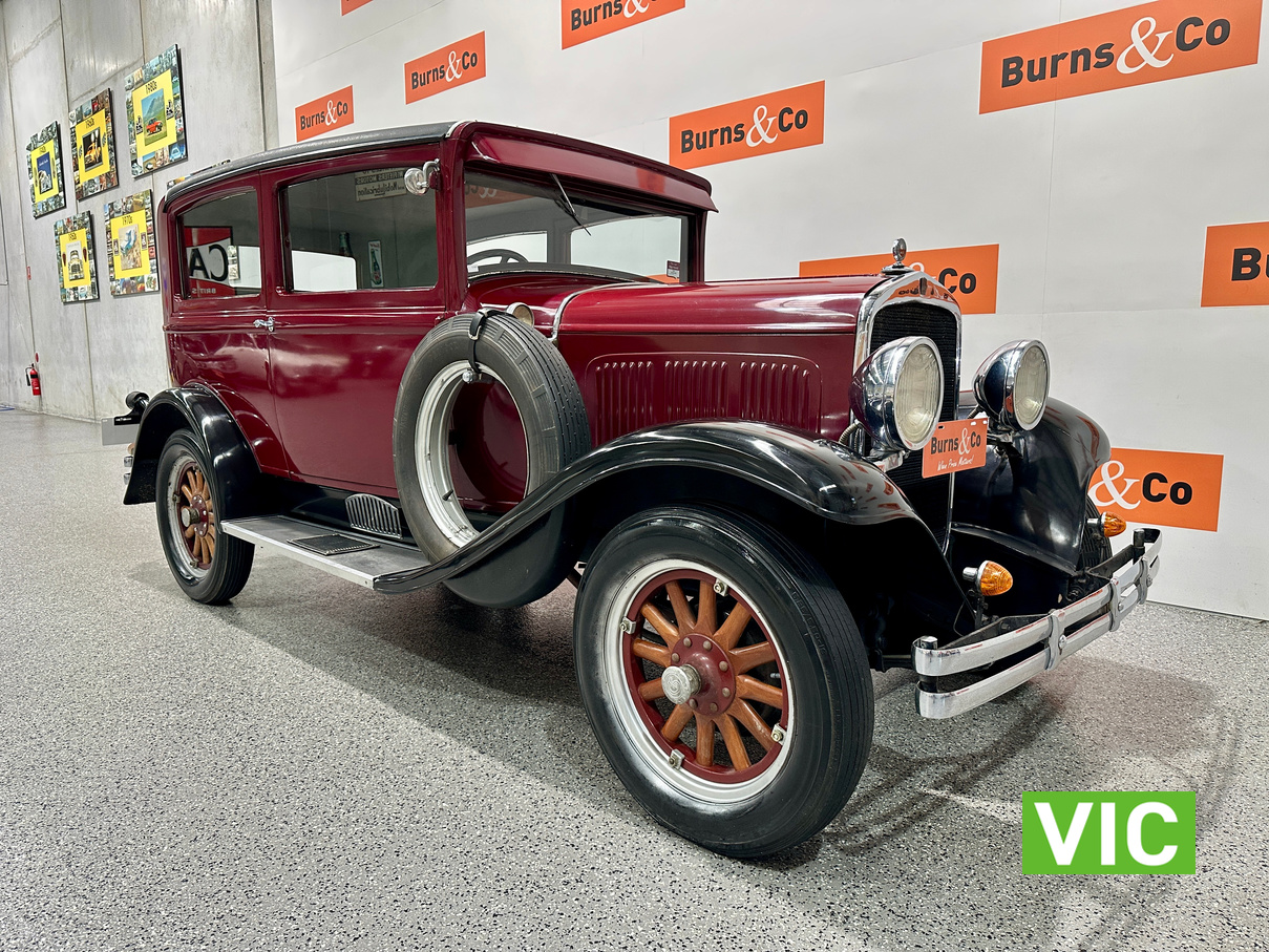 1929 DESOTO SIX MANUAL 6 CYL 2 DR SALOON 