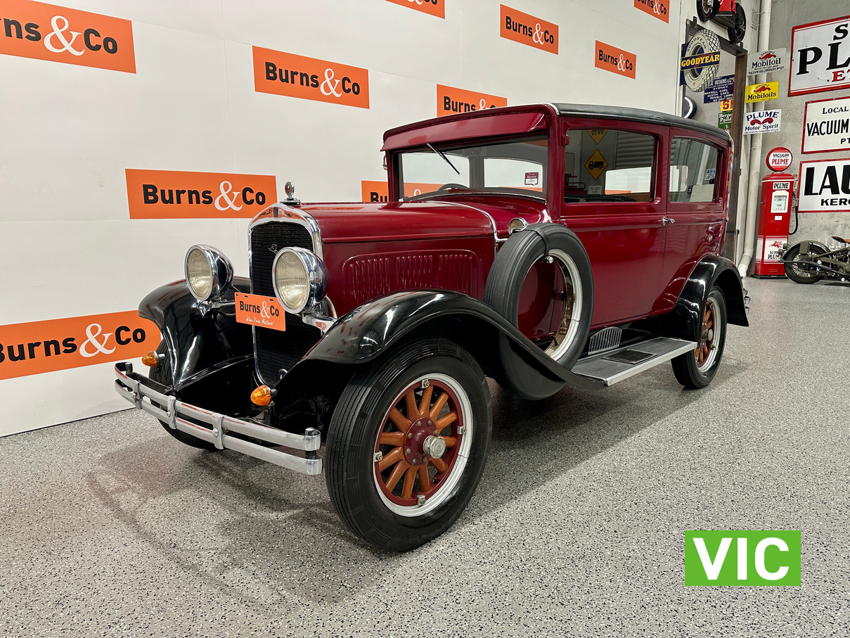 1929 DESOTO SIX MANUAL 6 CYL 2 DR SALOON 