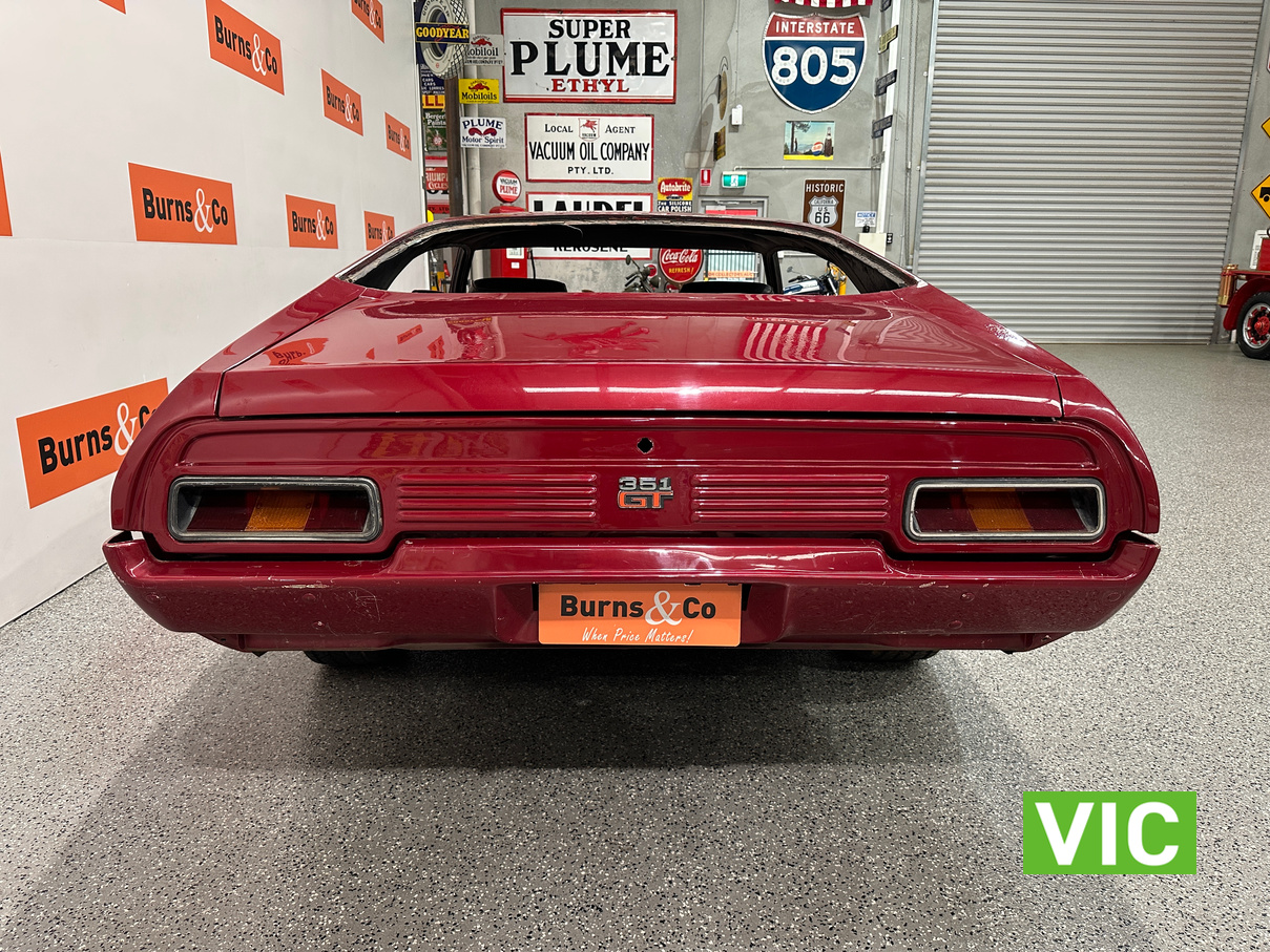 1972 FORD XA GT FALCON 351 V8 AUTO COUPE PROJECT