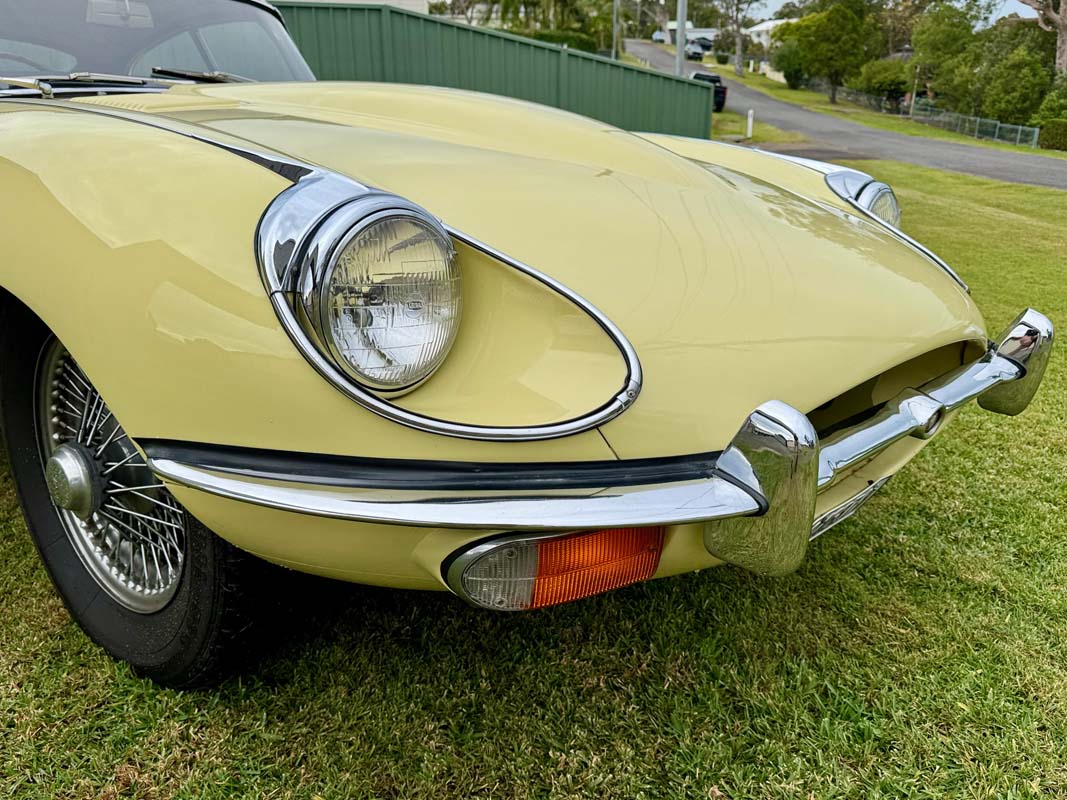 1969 JAGUAR E TYPE 4.2L 4 SP MANUAL FIXED HEAD COUPE