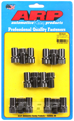 ARP Rocker Arm Nuts, Roller Rockers, 3/8 in.-24 Thread, .550 in. Outside Diameter, Set of 16