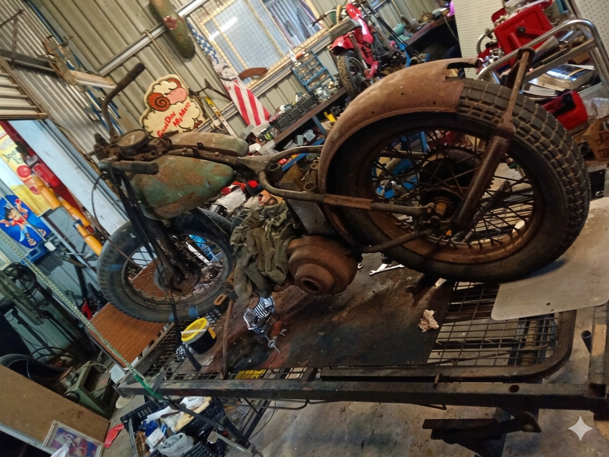 1942 HARLEY-DAVIDSON WLA ROAD